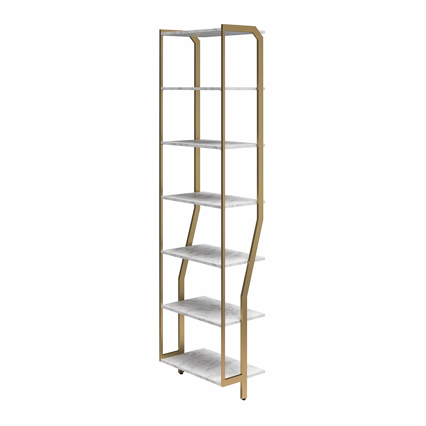 Gwyneth Closet - Shelves - White marble