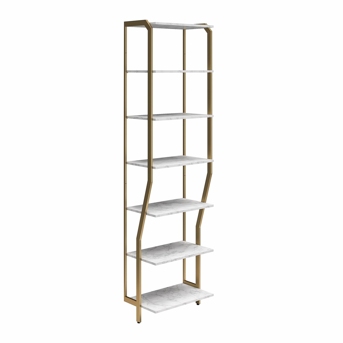 Gwyneth Closet - Shelves - White marble