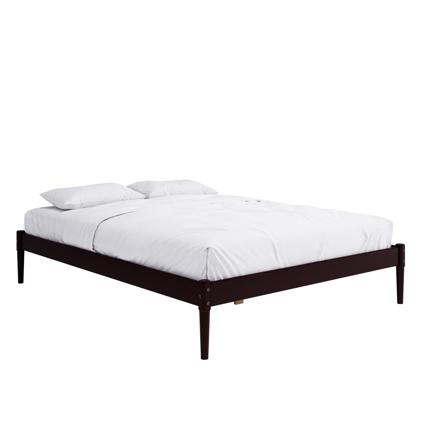 DHP Lorriana Wood Platform Bed, Full Size, Espresso - Espresso - Full
