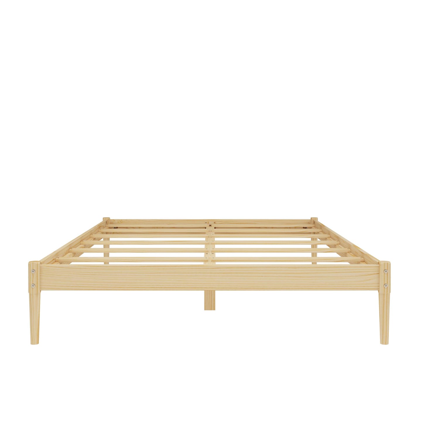 DHP Lorriana Wood Platform Bed, Full Size, Natural - Natural - Full