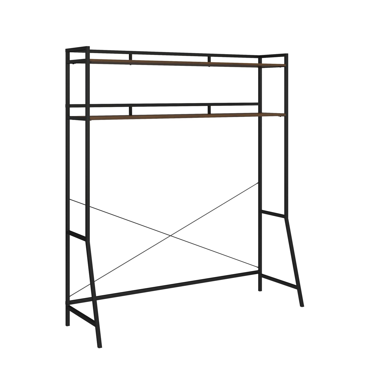 Beverly Full Size Over-The-Bed Storage - Walnut