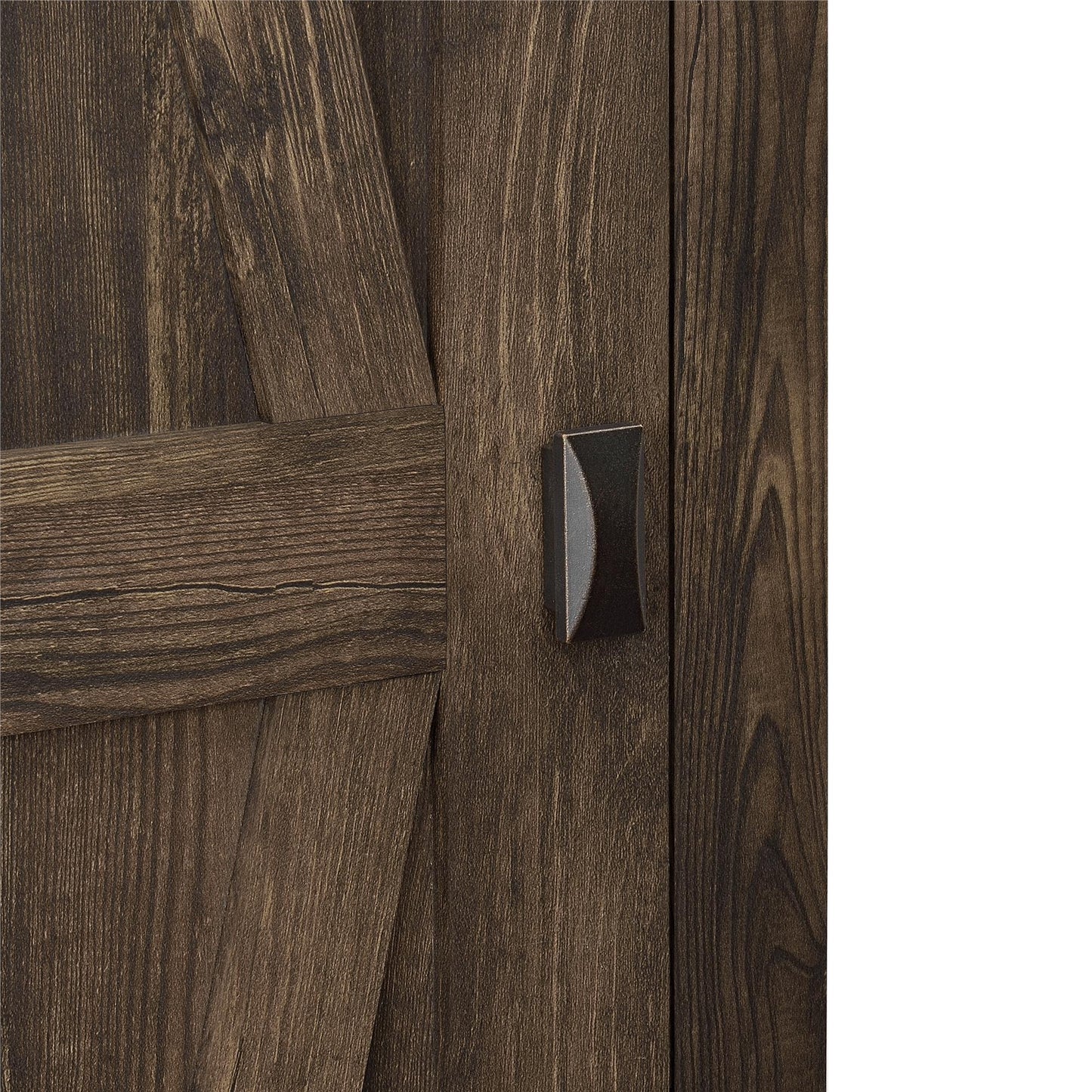 Farmington Rustic Farmhouse 30 Inch Wide Storage Cabinet - Rustic