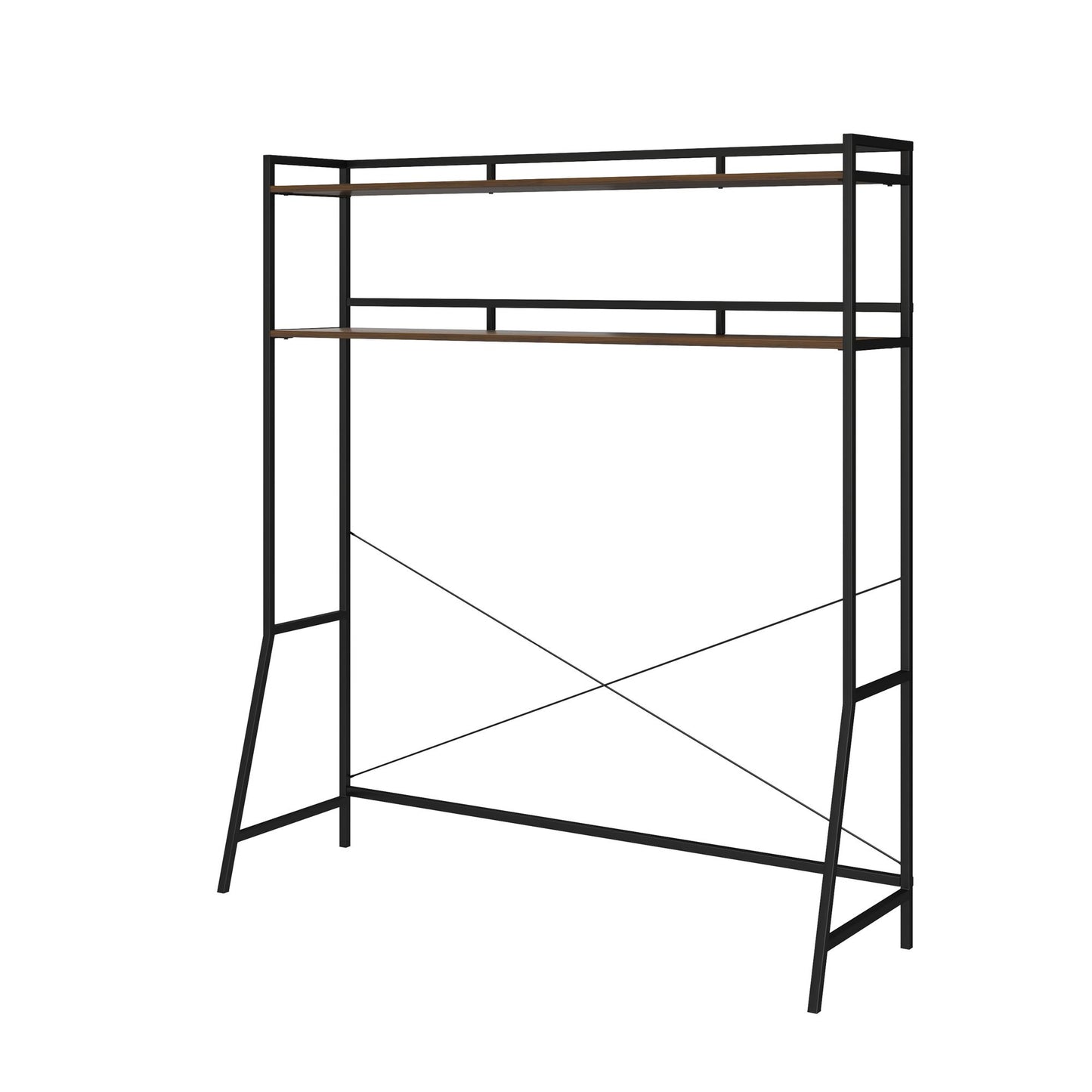 Beverly Full Size Over-The-Bed Storage - Walnut