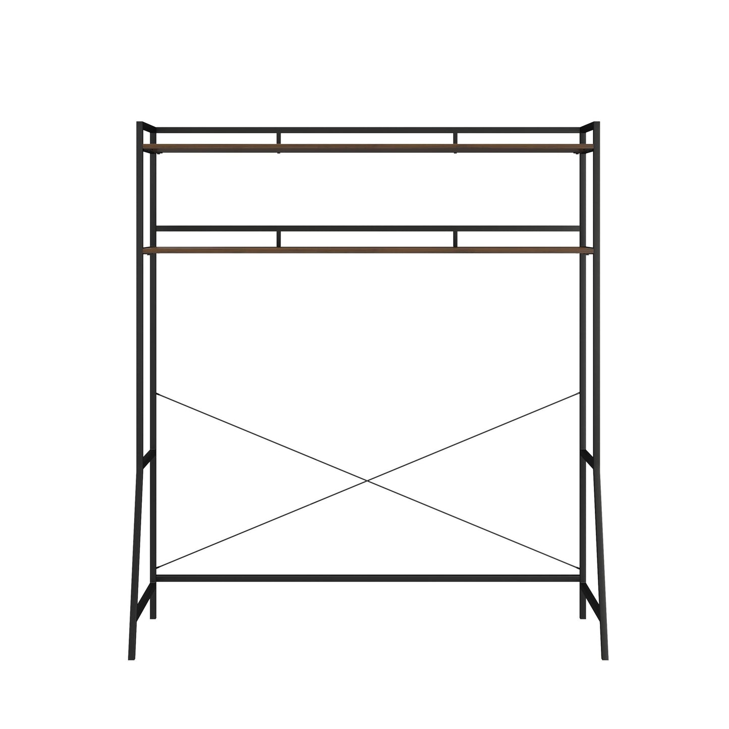 Beverly Full Size Over-The-Bed Storage - Walnut