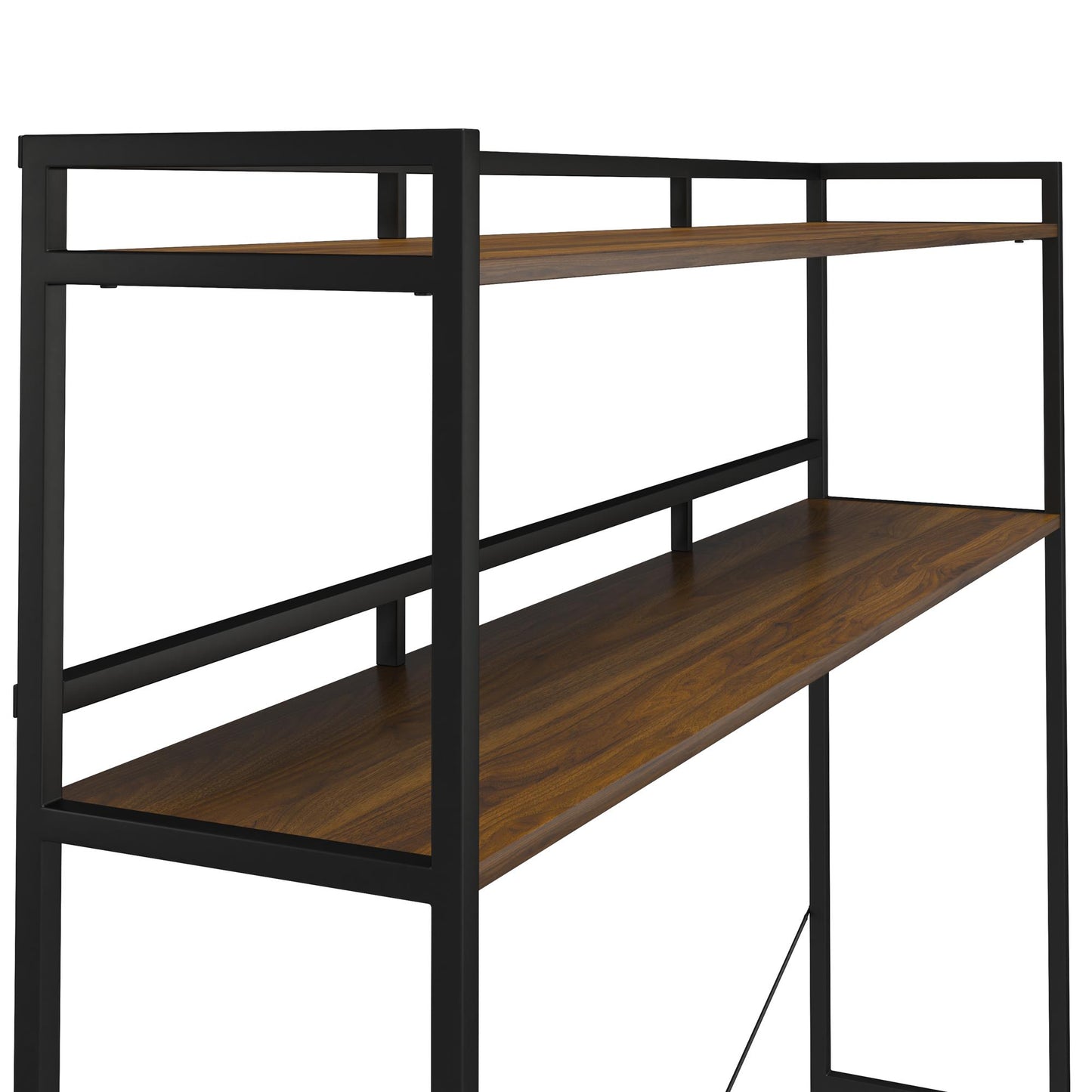 Beverly Full Size Over-The-Bed Storage - Walnut