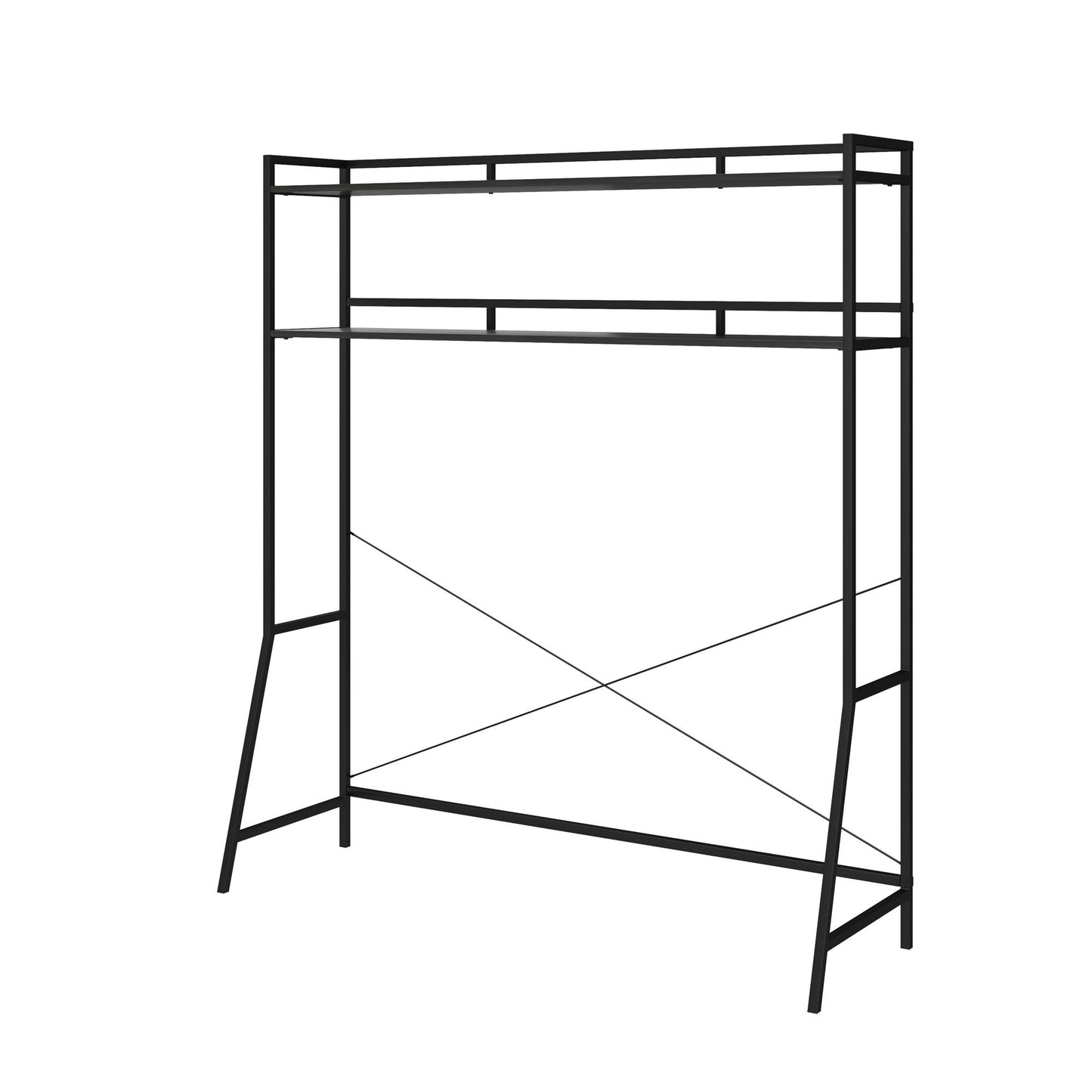 Beverly Full Size Over-The-Bed Storage - Black Oak