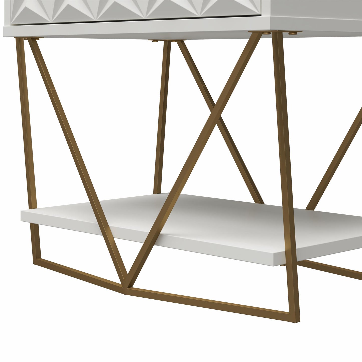 Blair Accent Table - White