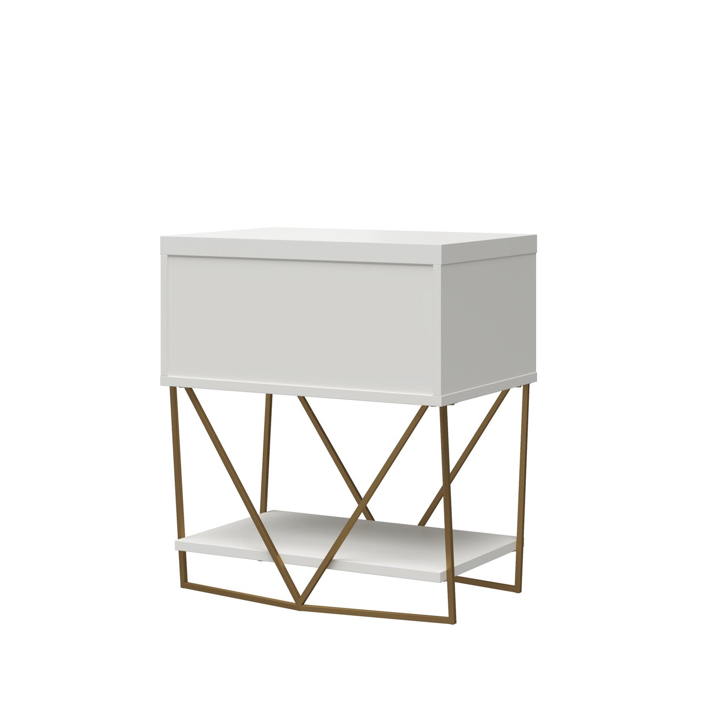 Blair Accent Table - White
