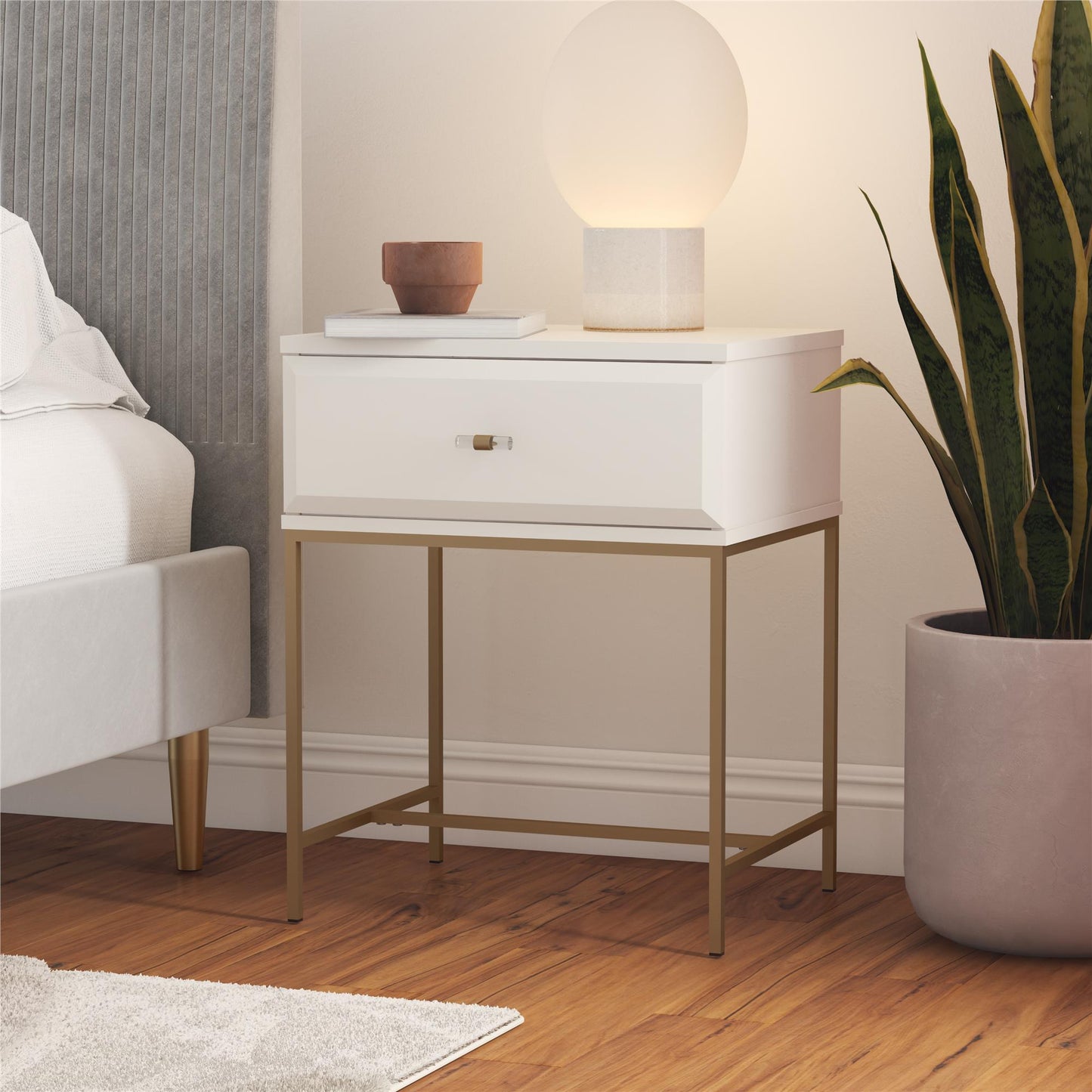 Effie Nightstand - White