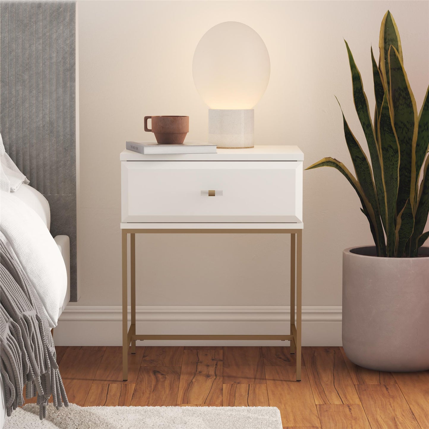 Effie Nightstand - White