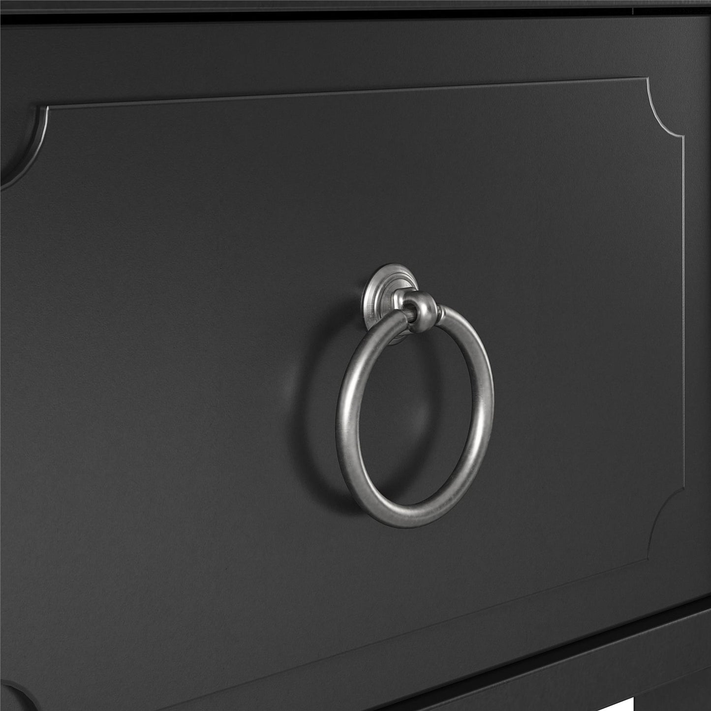 Her Majesty Narrow Side Table - Black