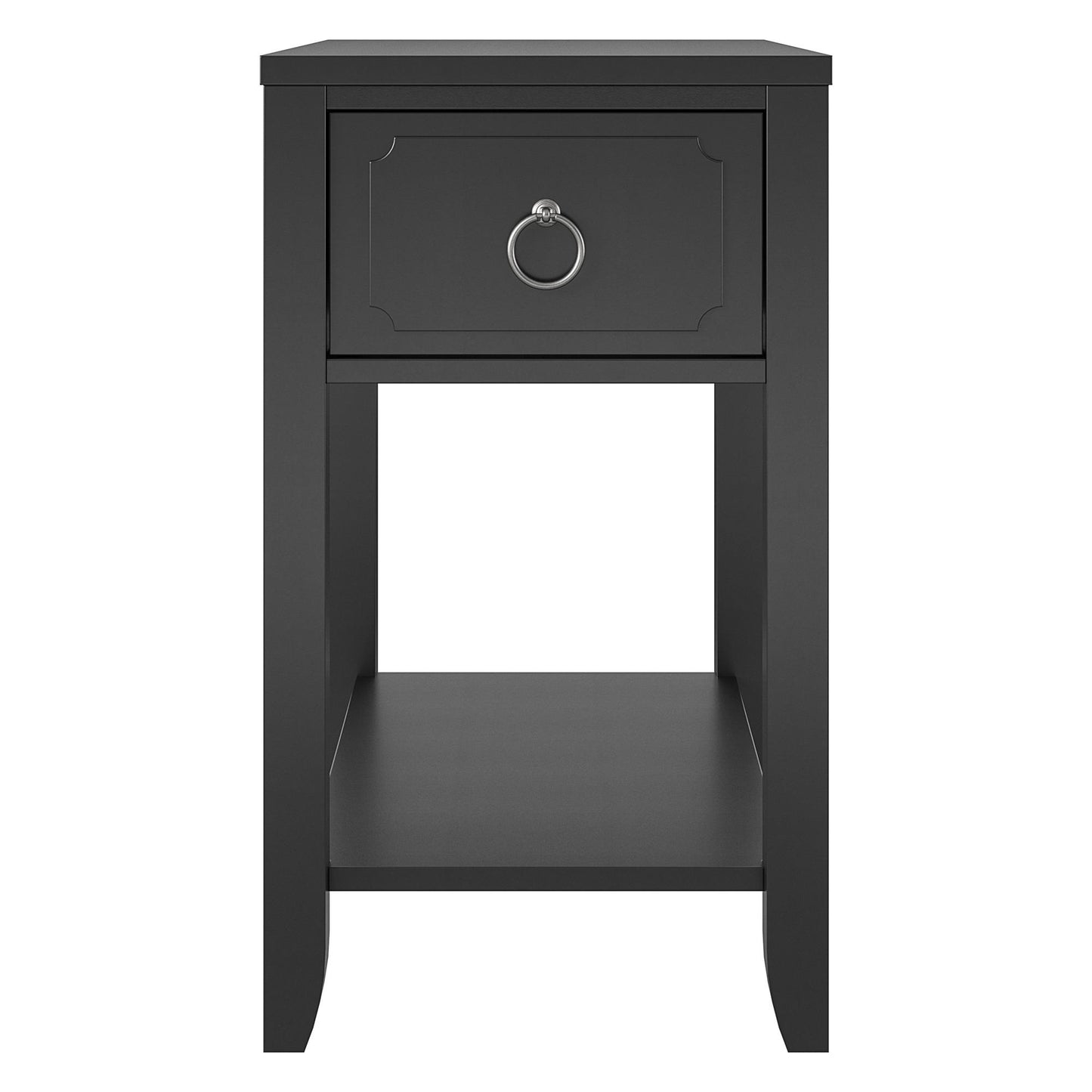 Her Majesty Narrow Side Table - Black