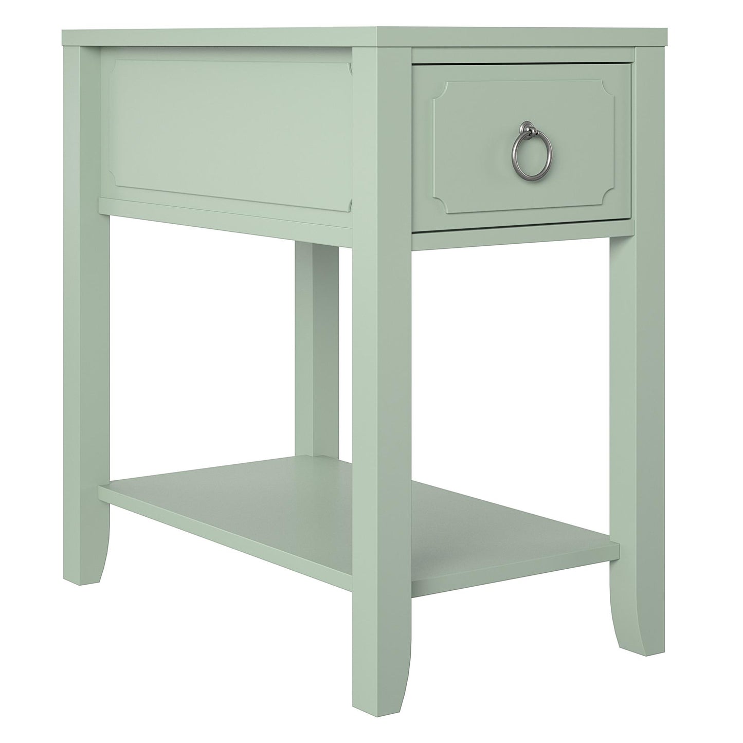 Her Majesty Narrow Side Table - Pale Green