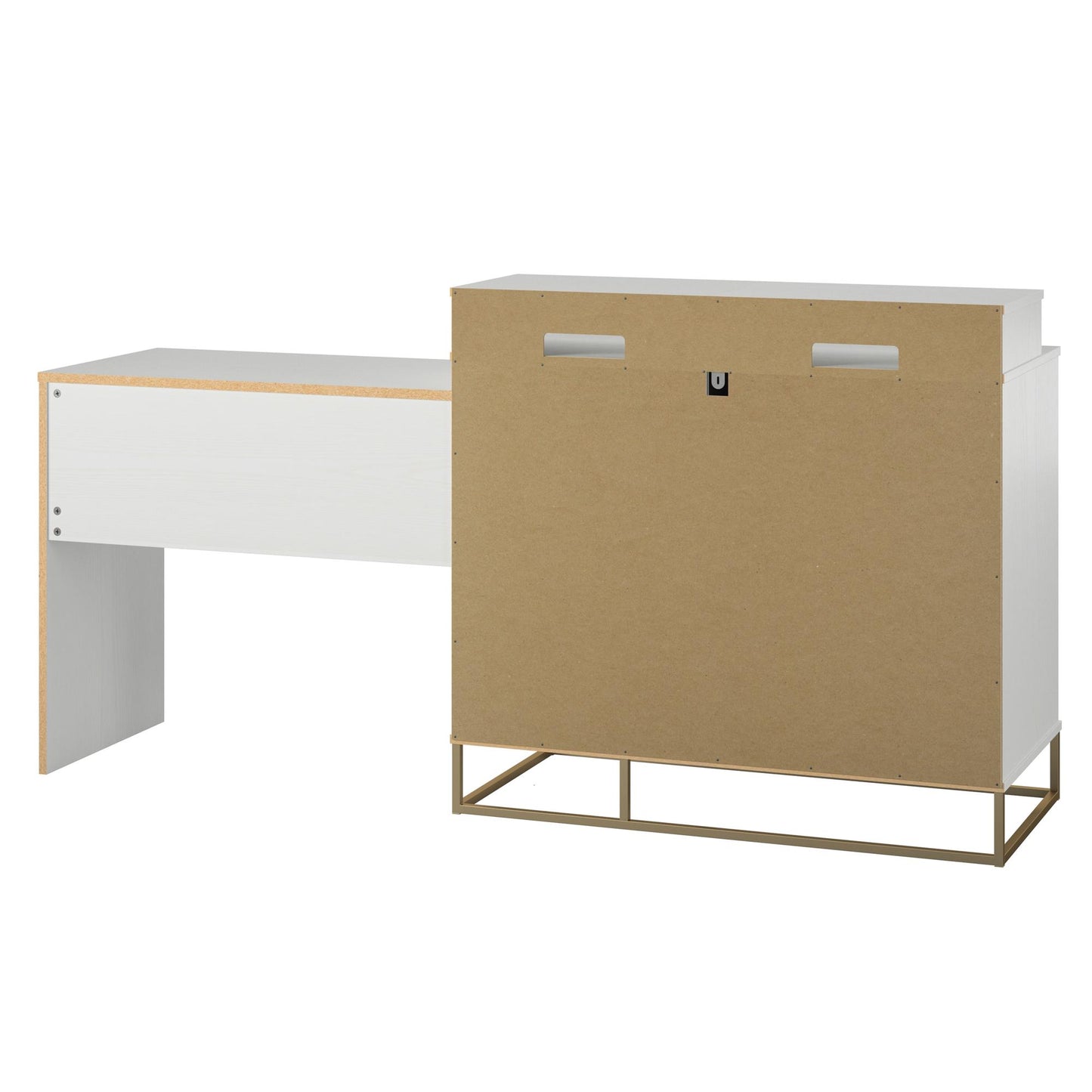 Kelly 4 in 1 Media Dresser - White