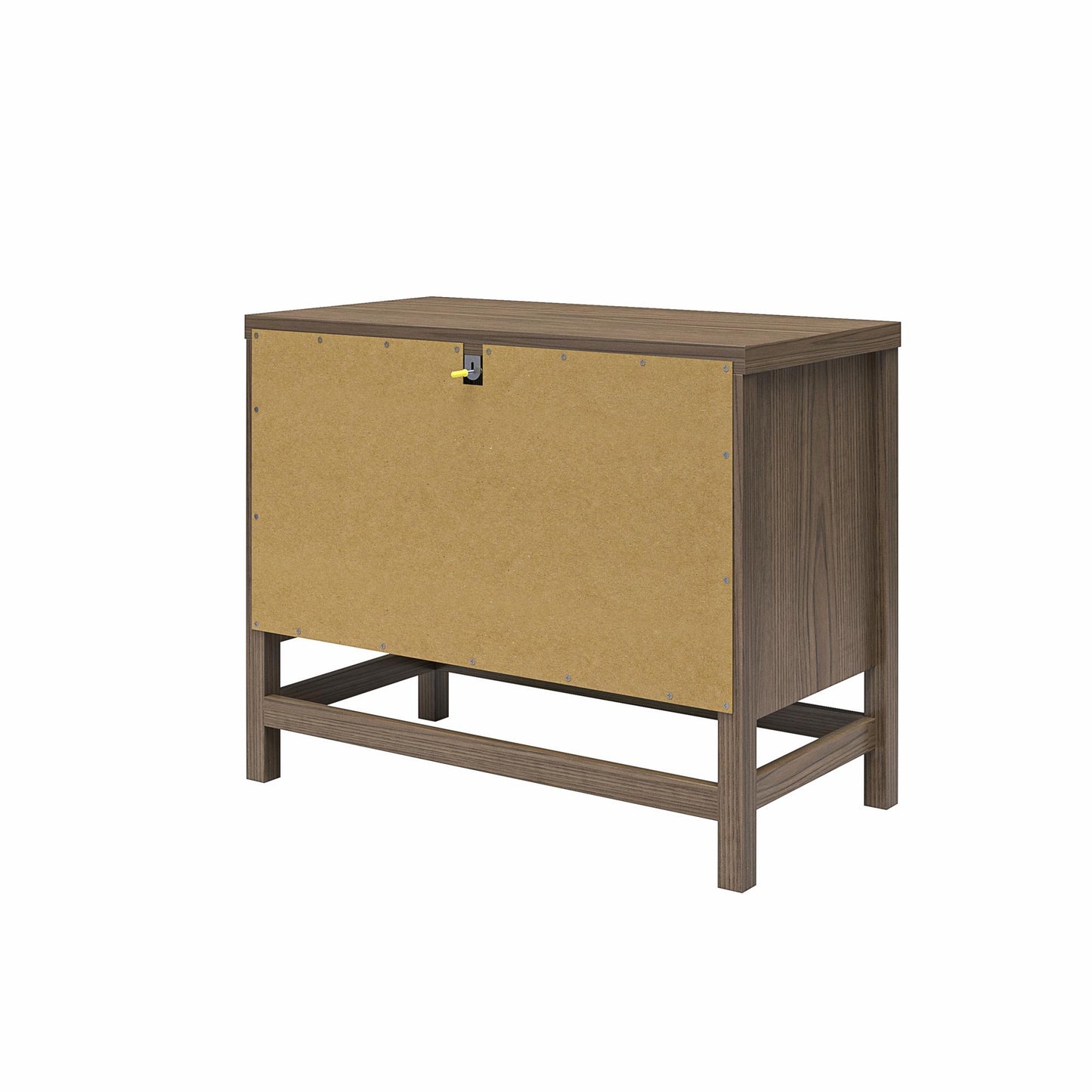 Lennon 2 Drawer Nightstand - Medium Brown