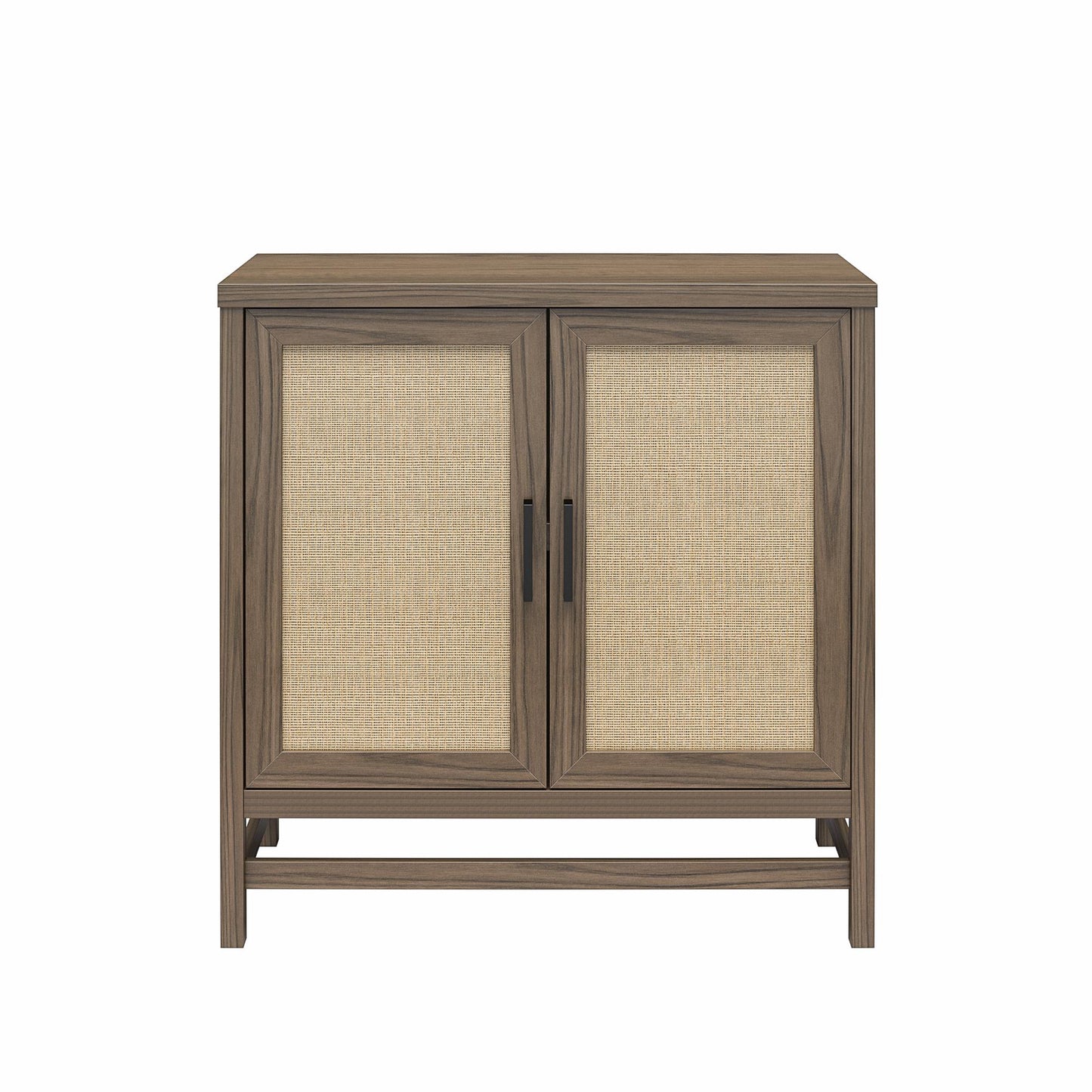 Lennon 2 Door Storage Cabinet - Medium Brown