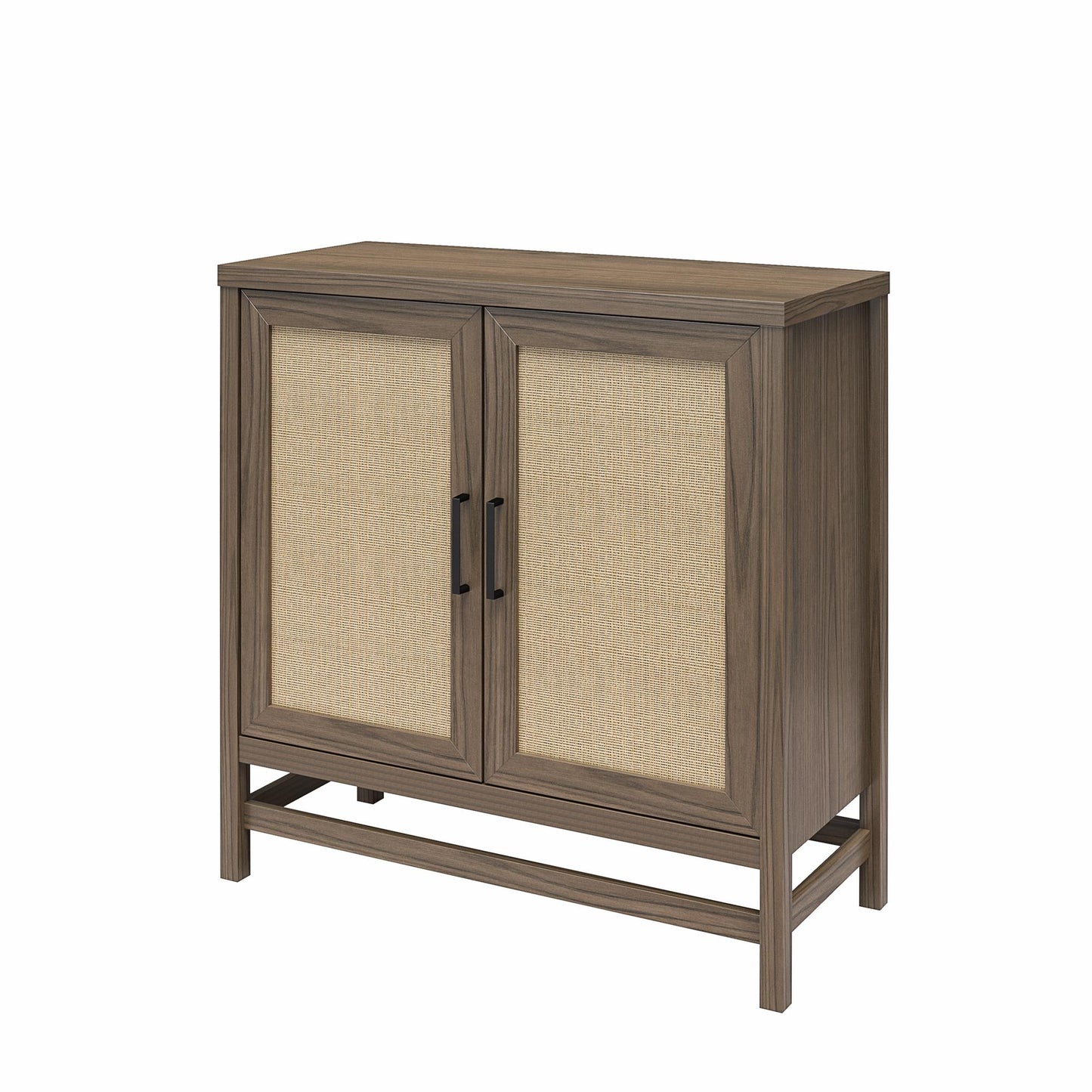 Lennon 2 Door Storage Cabinet - Medium Brown