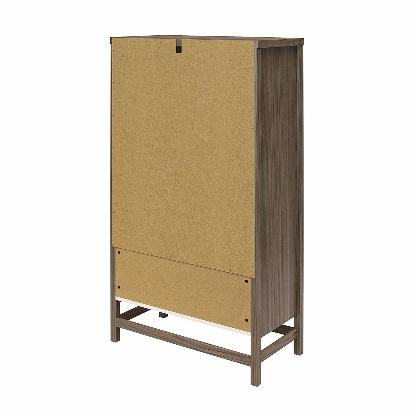 Lennon 5 Drawer Dresser - Medium Brown