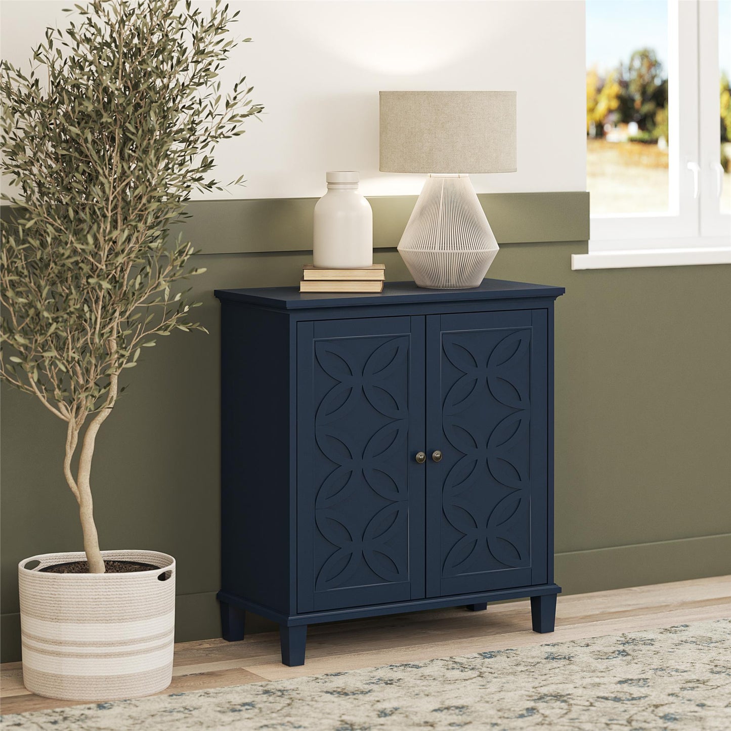 Celeste Accent Cabinet - Navy