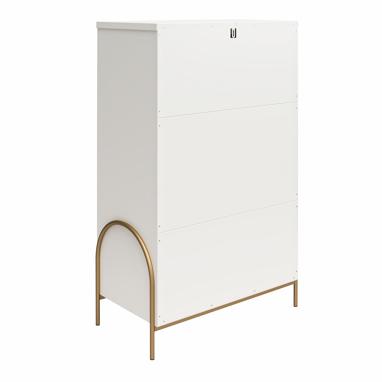 Anastasia 5 Drawer Dresser - White