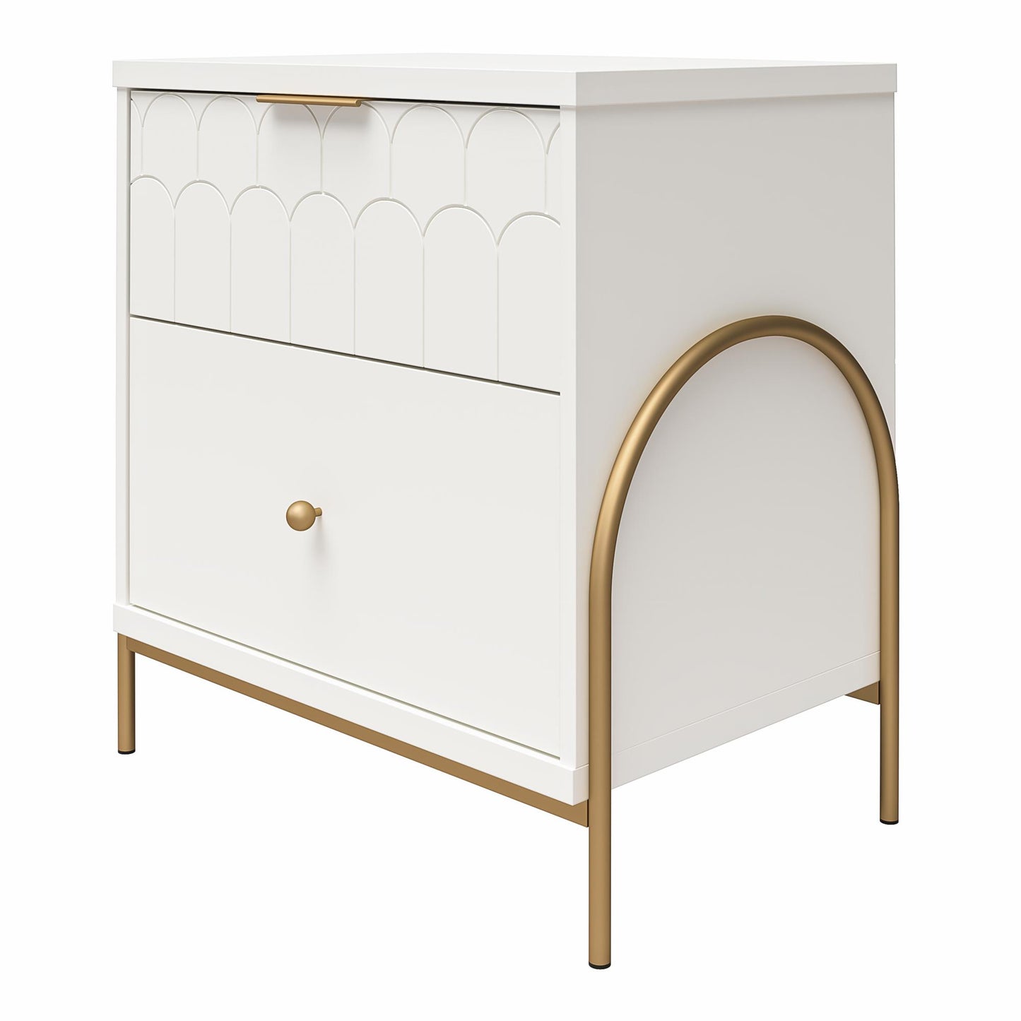 Anastasia Nightstand - White