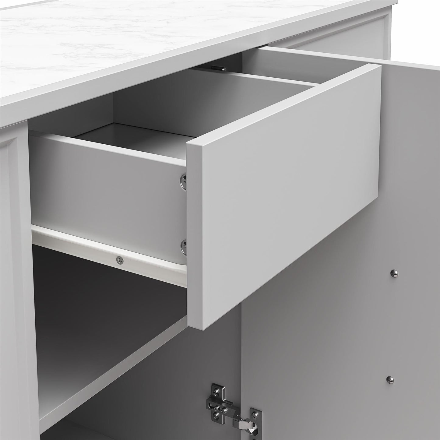 Liberty 3 Door Accent Cabinet - Dove Gray