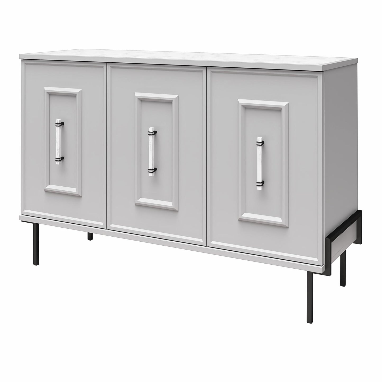 Liberty 3 Door Accent Cabinet - Dove Gray