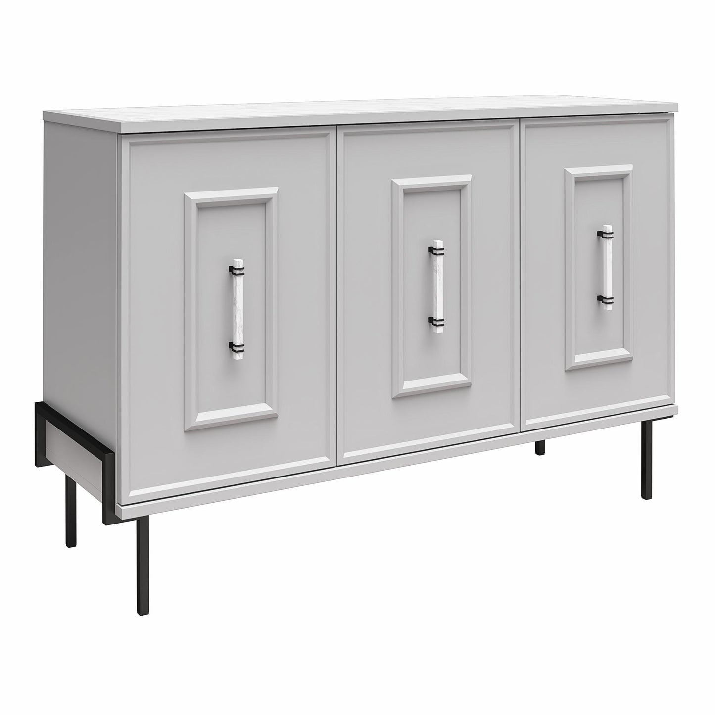 Liberty 3 Door Accent Cabinet - Dove Gray