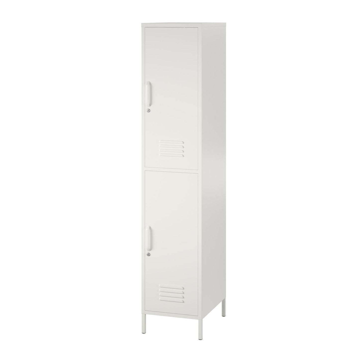 Mission District 2 Door Cabinet - White
