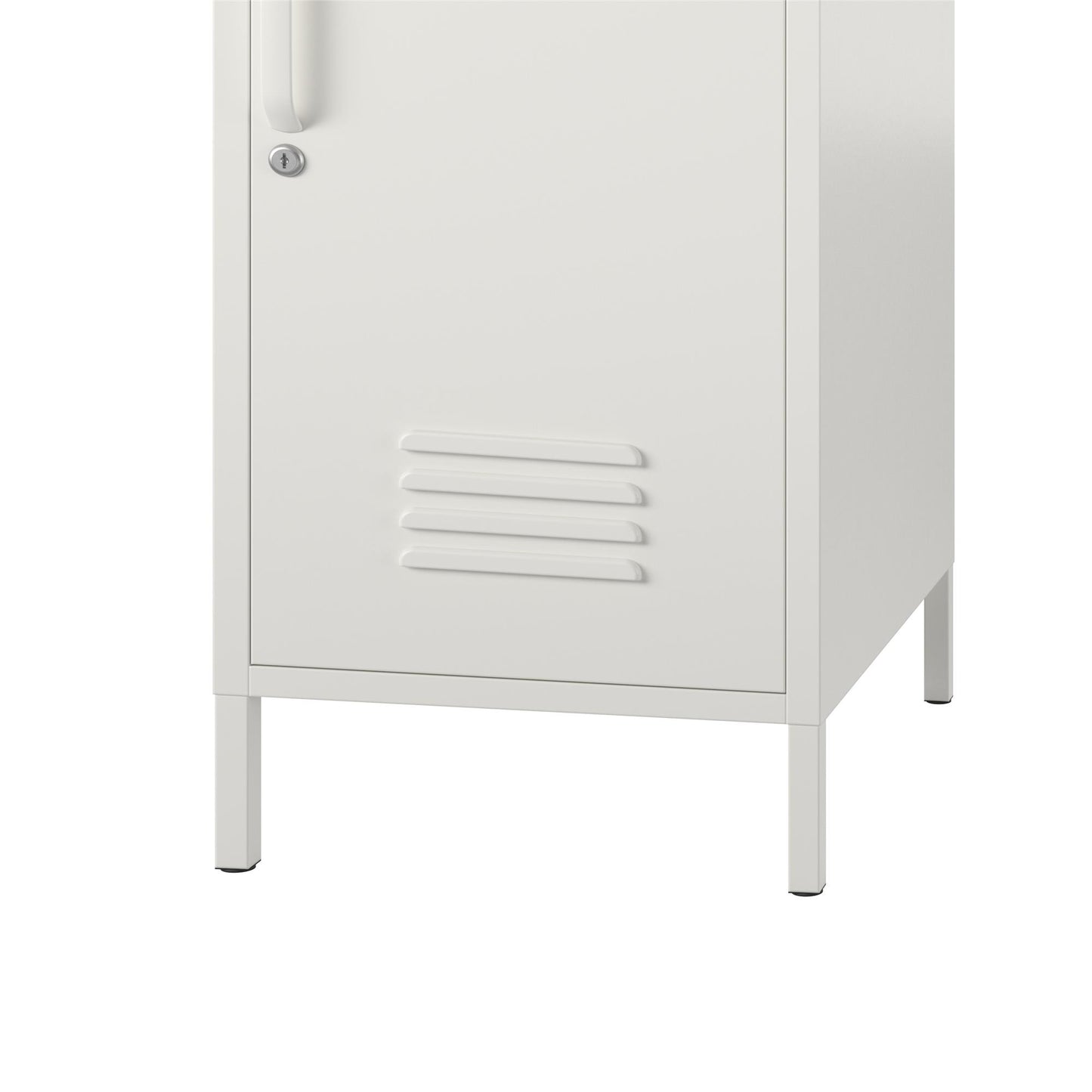 Mission District 2 Door Cabinet - White