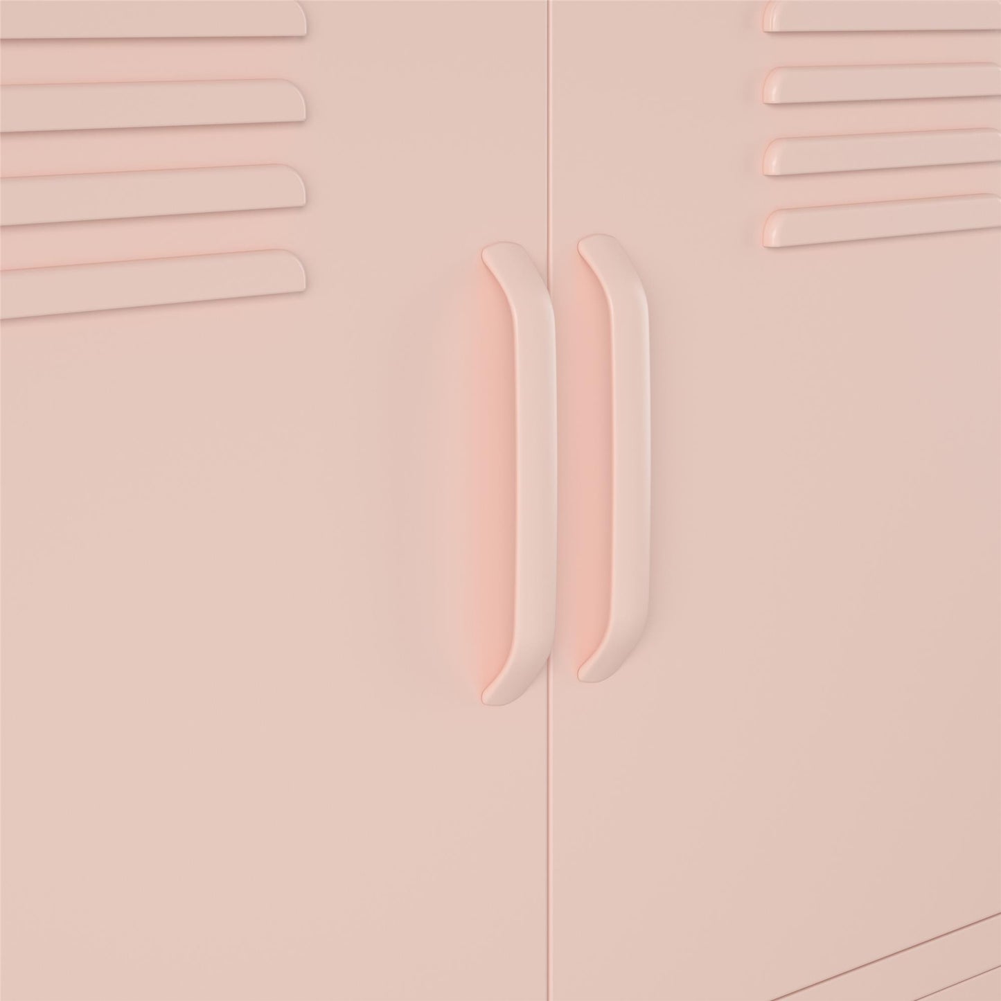 Mission District 4 Door Cabinet - Pale Pink