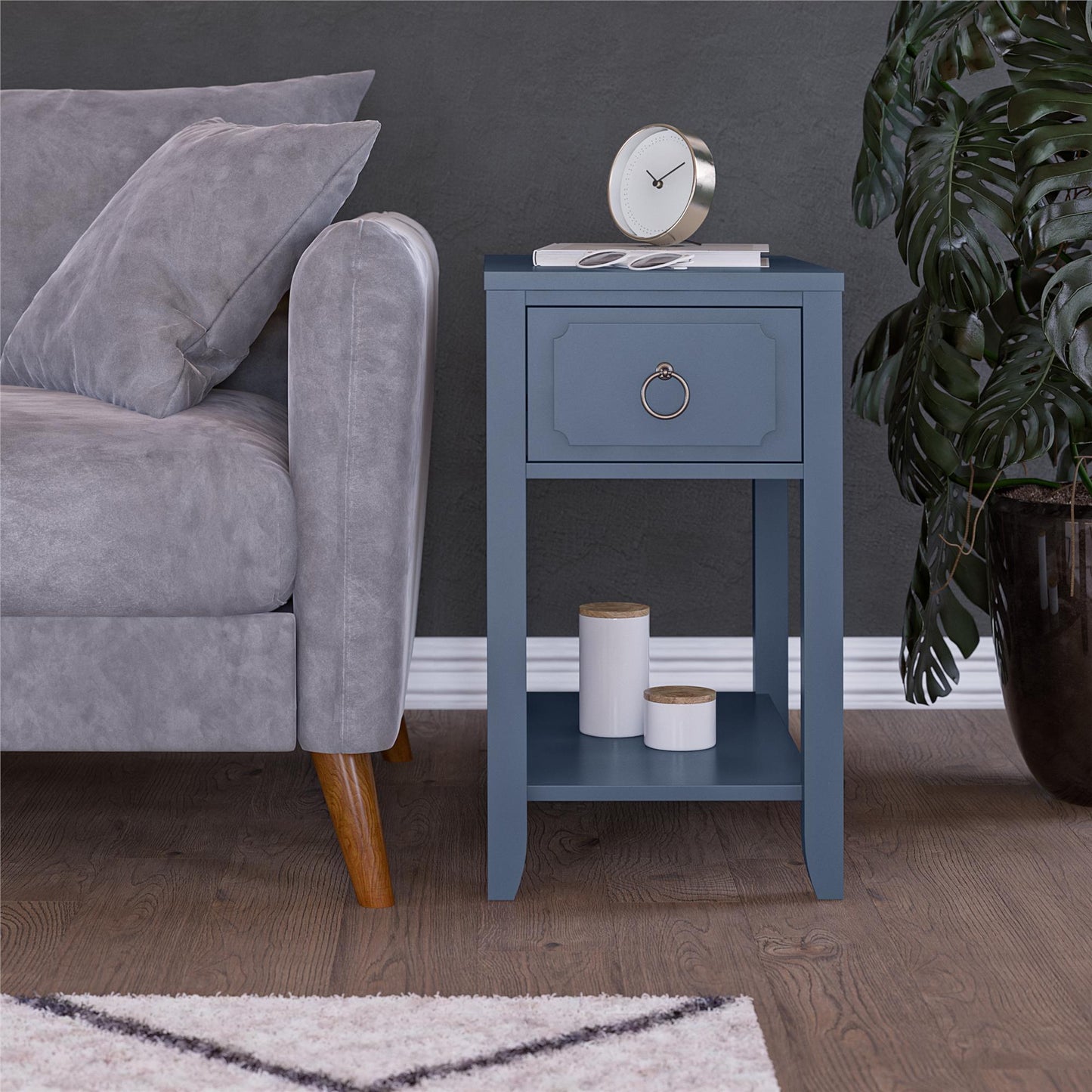 Her Majesty Narrow Side Table - Her Majesty Blue