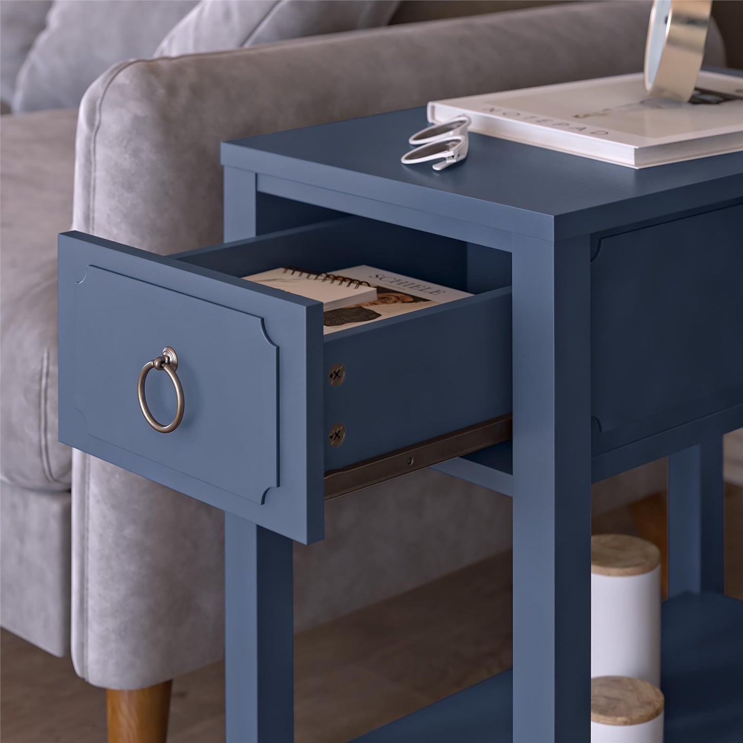 Her Majesty Narrow Side Table - Her Majesty Blue