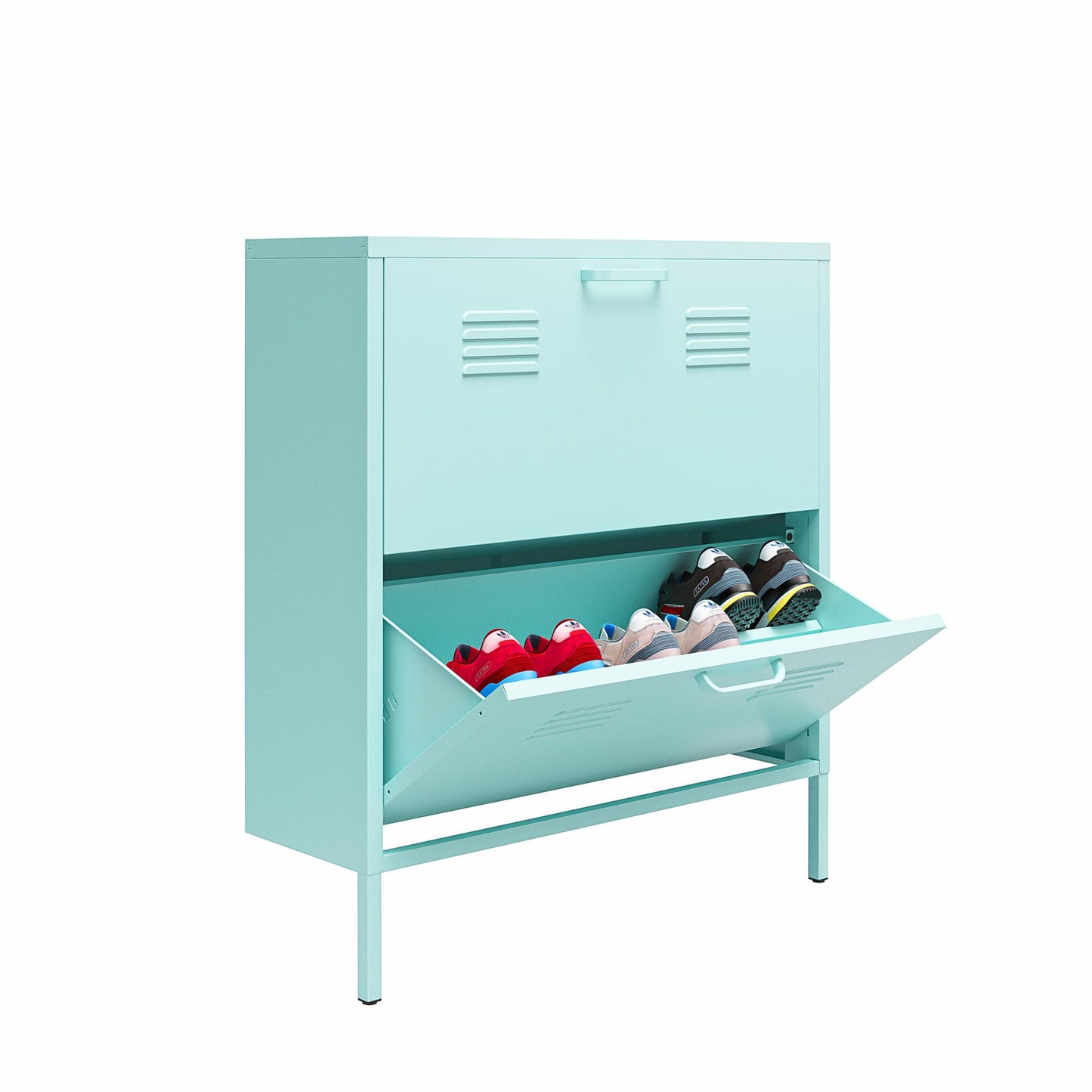 Cache 2 Door Shoe Storage - Mint