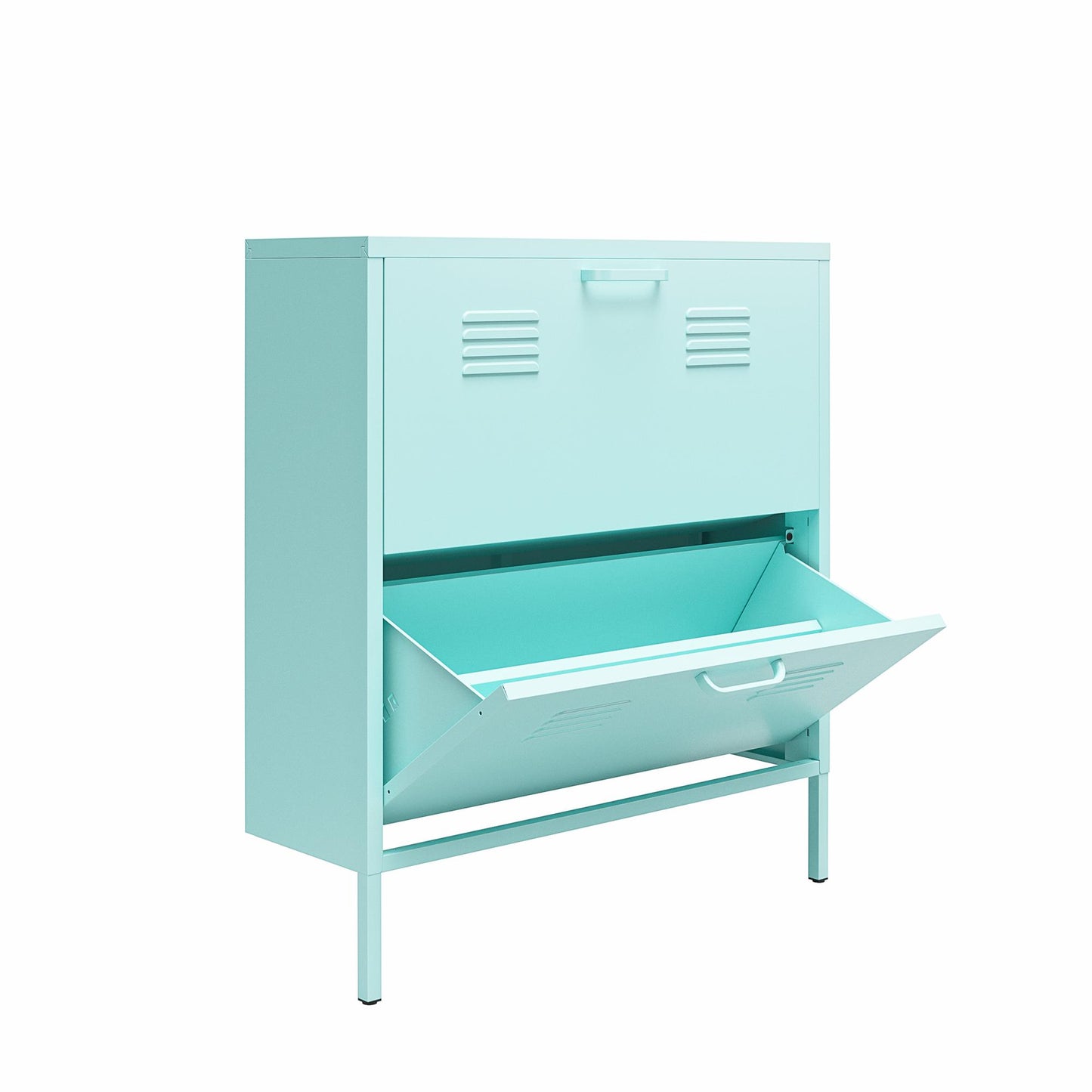 Cache 2 Door Shoe Storage - Mint