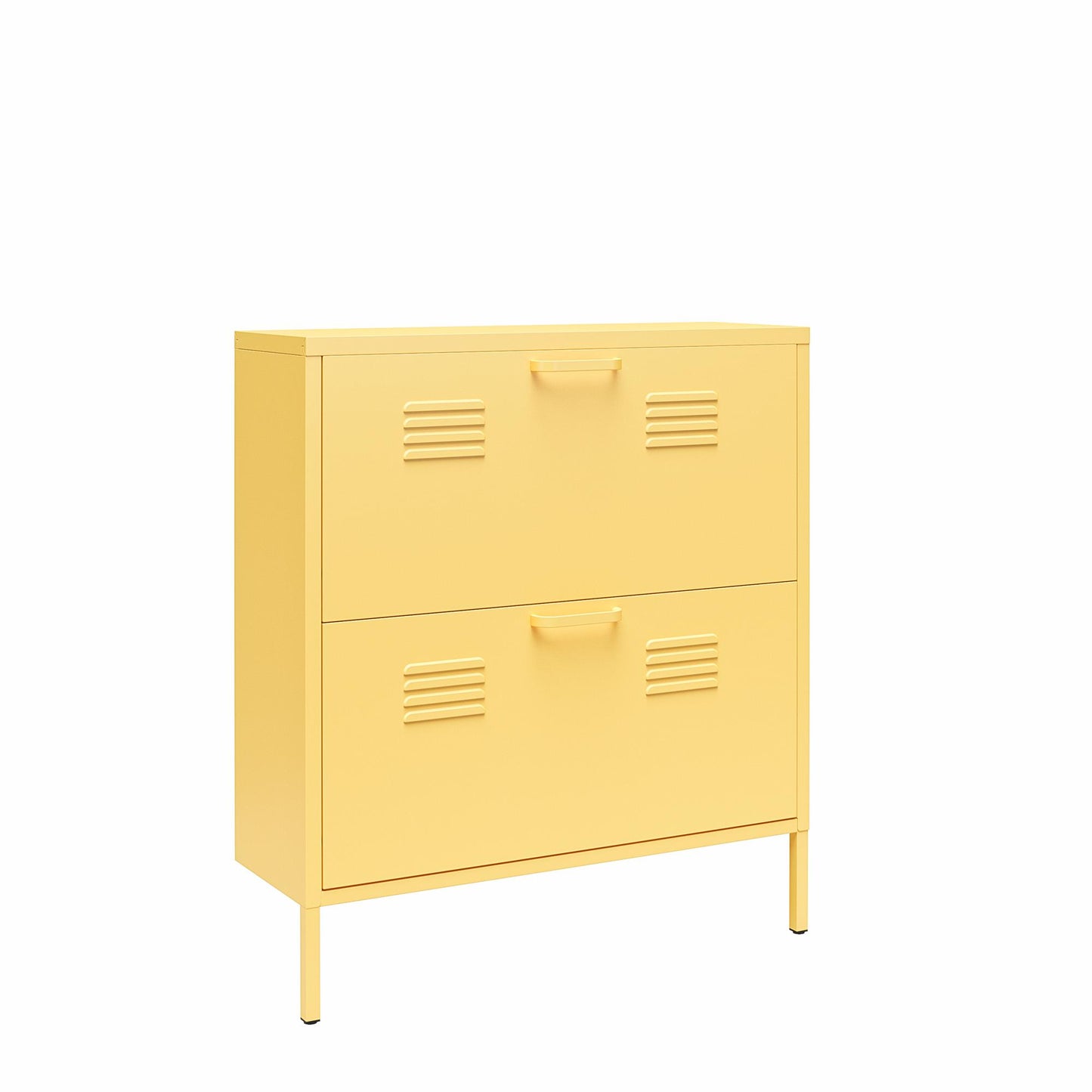 Cache 2 Door Shoe Storage - Yellow