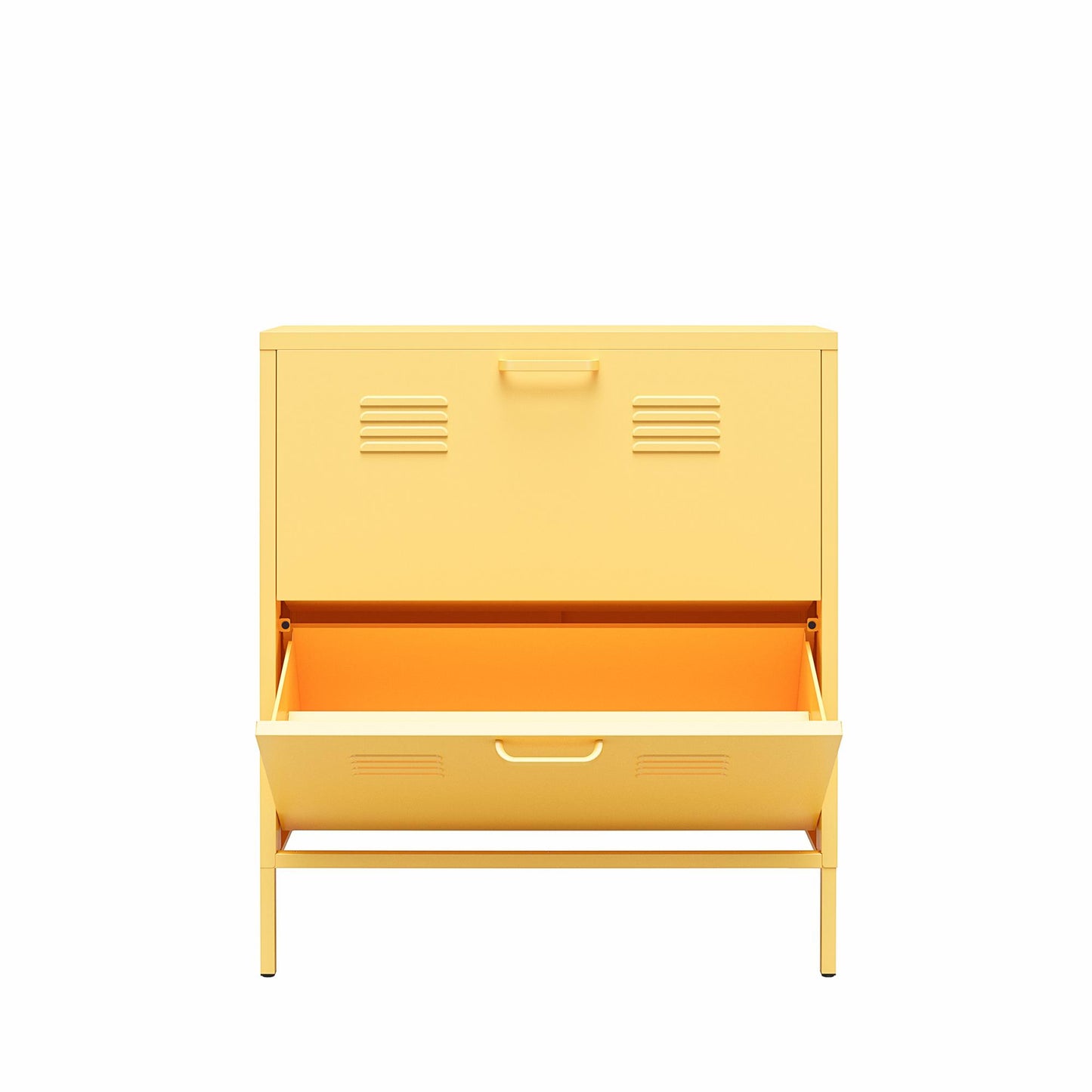 Cache 2 Door Shoe Storage - Yellow