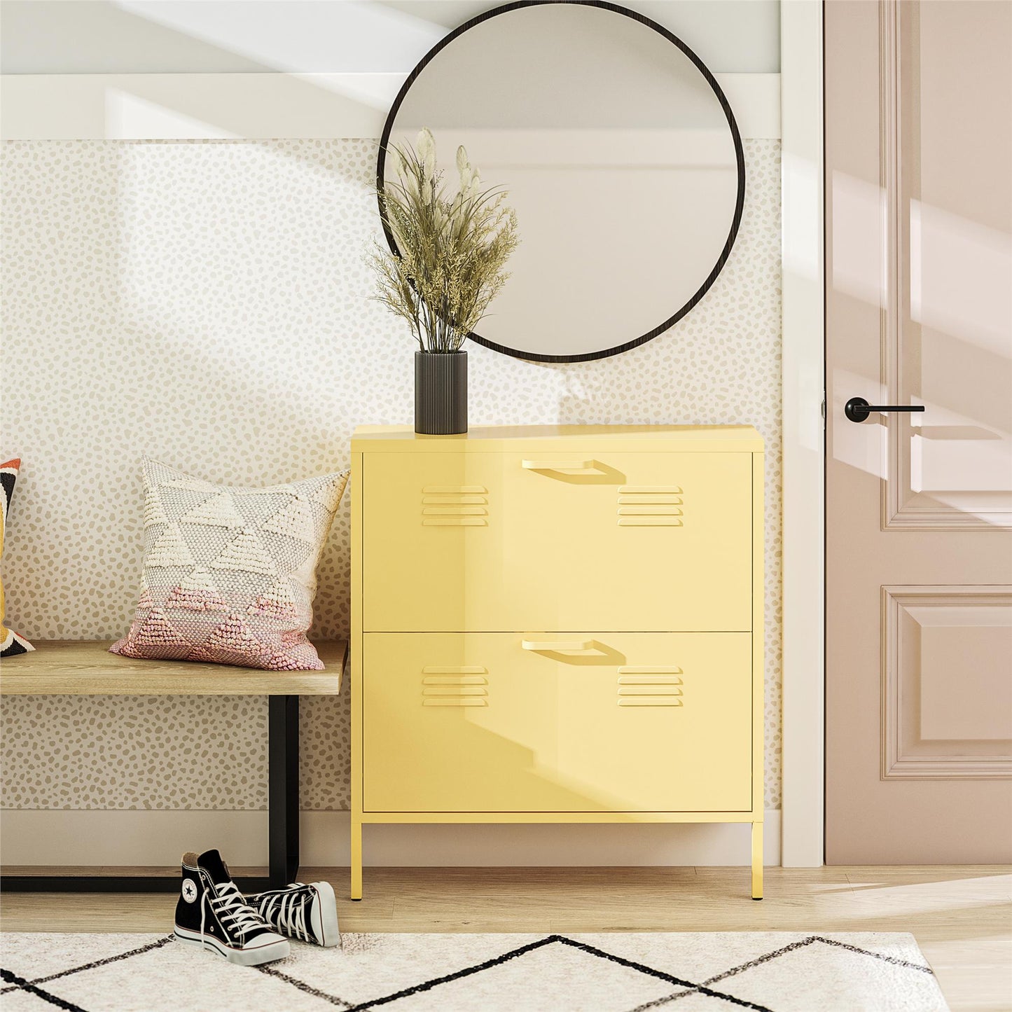 Cache 2 Door Shoe Storage - Mint