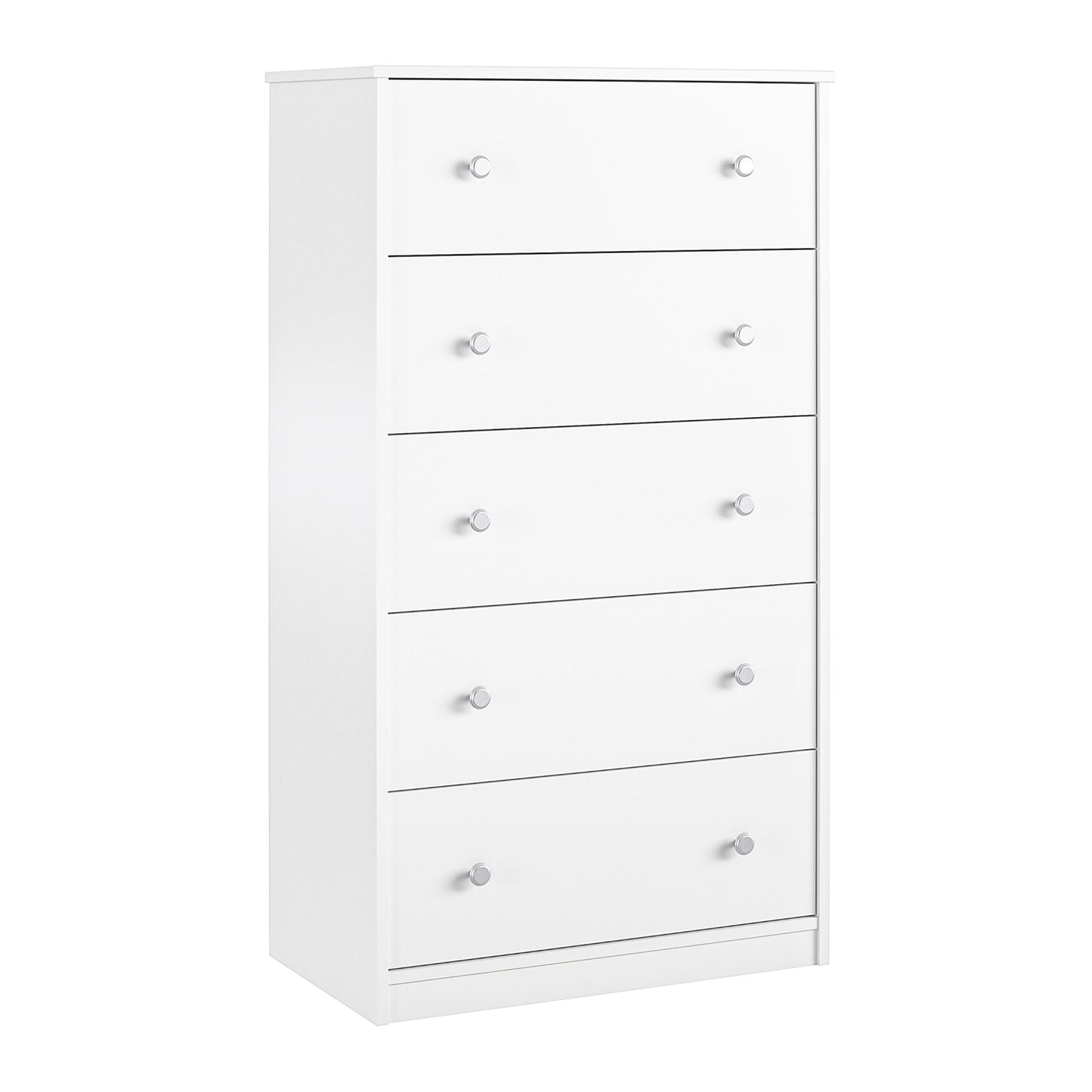 Ellwyn Tall 5 Drawer Dresser - White