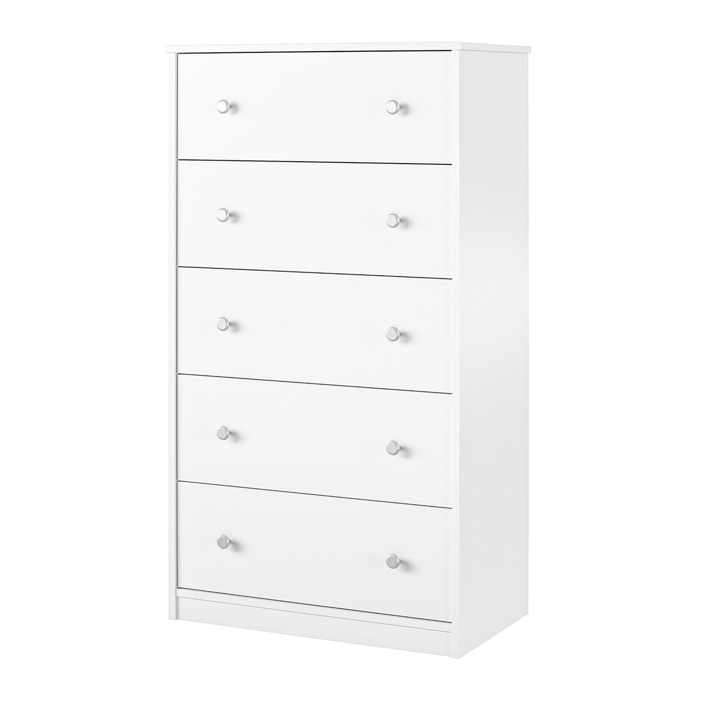 Ellwyn Tall 5 Drawer Dresser - White