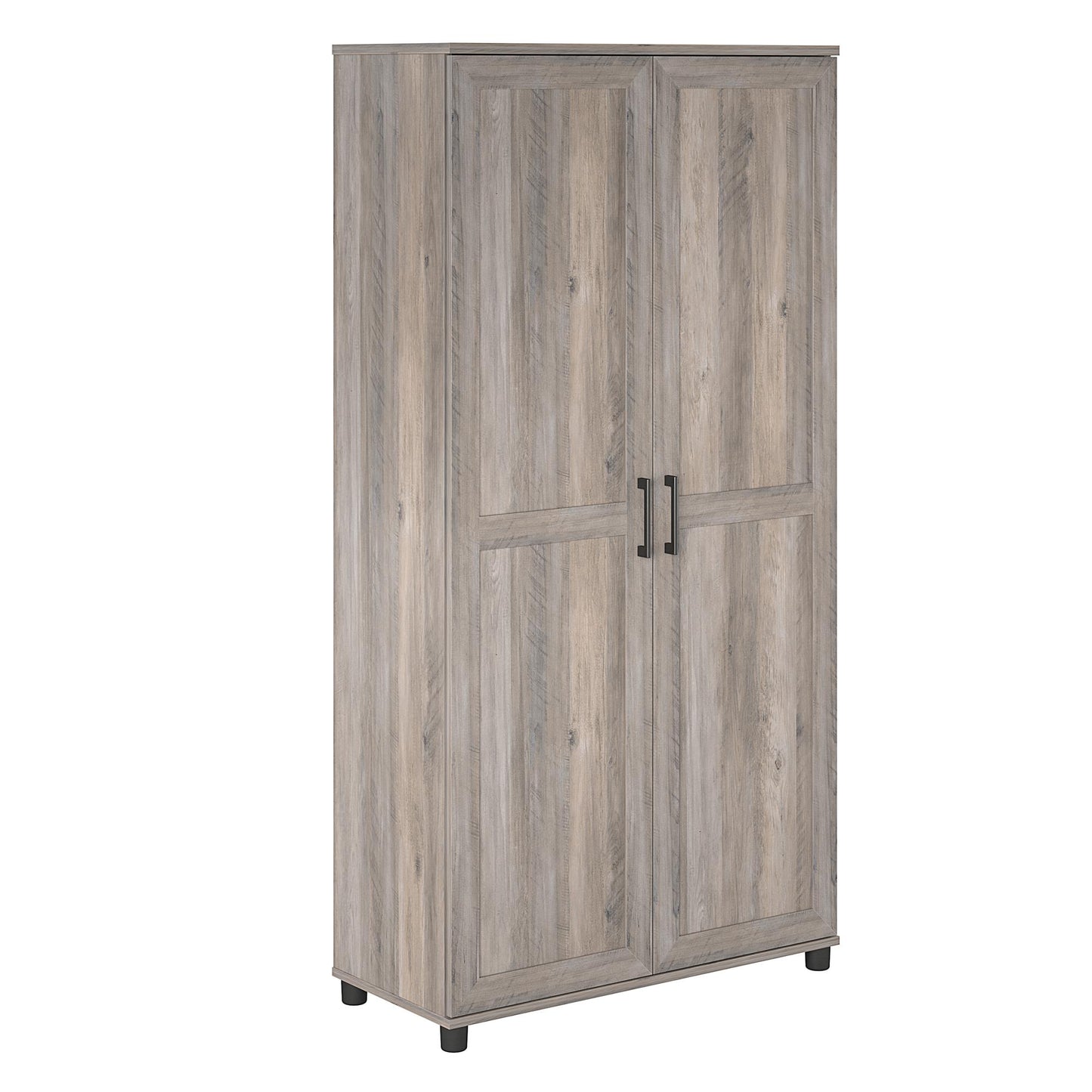 Dwyer 36in 2 Door Storage Cabinet - Gray Oak