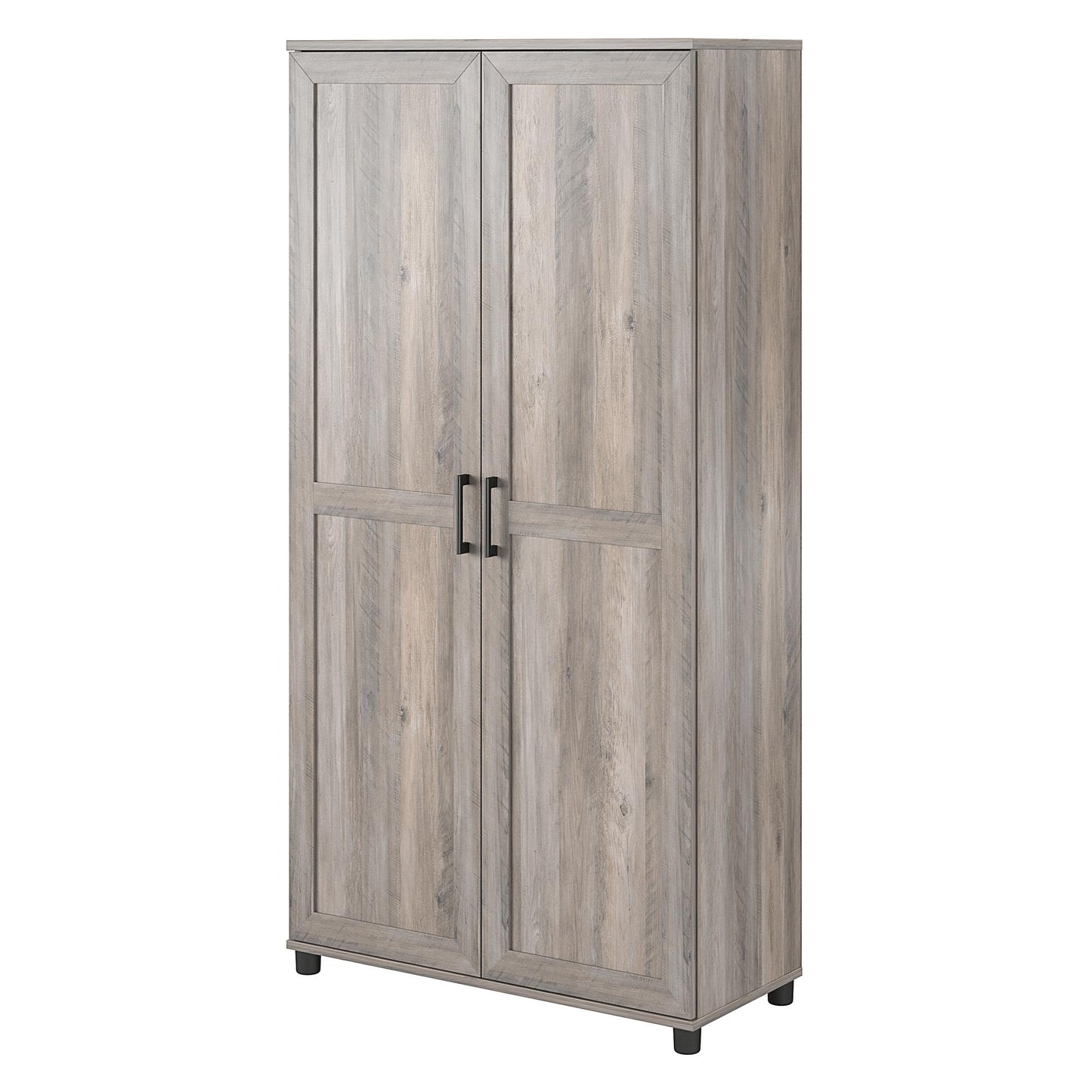 Dwyer 36in 2 Door Storage Cabinet - Gray Oak
