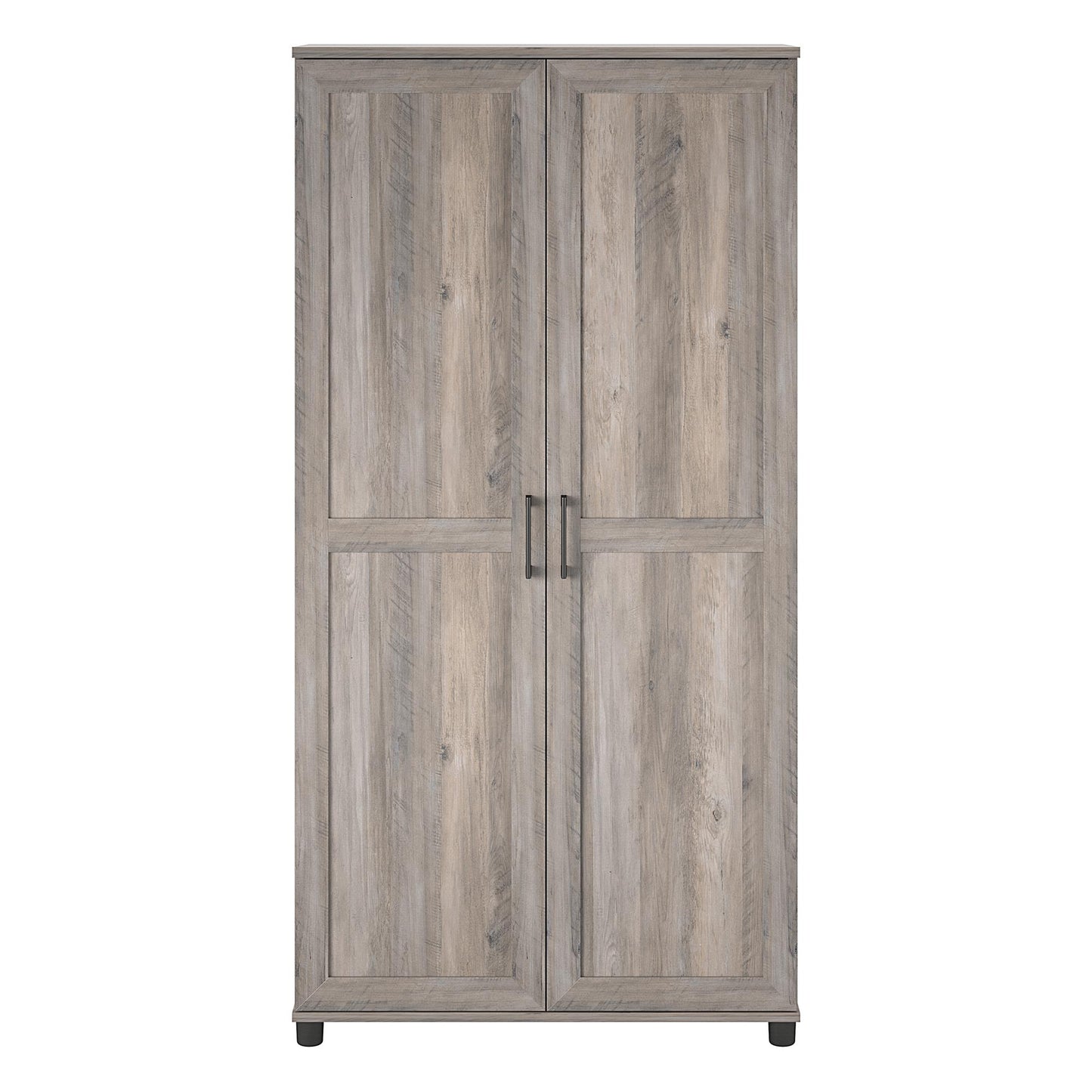 Dwyer 36in 2 Door Storage Cabinet - Gray Oak