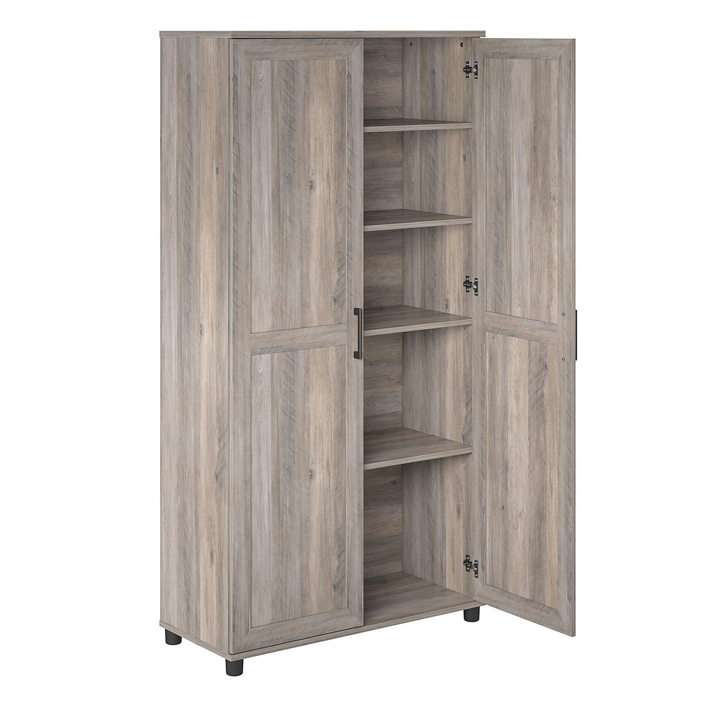 Dwyer 36in 2 Door Storage Cabinet - Gray Oak
