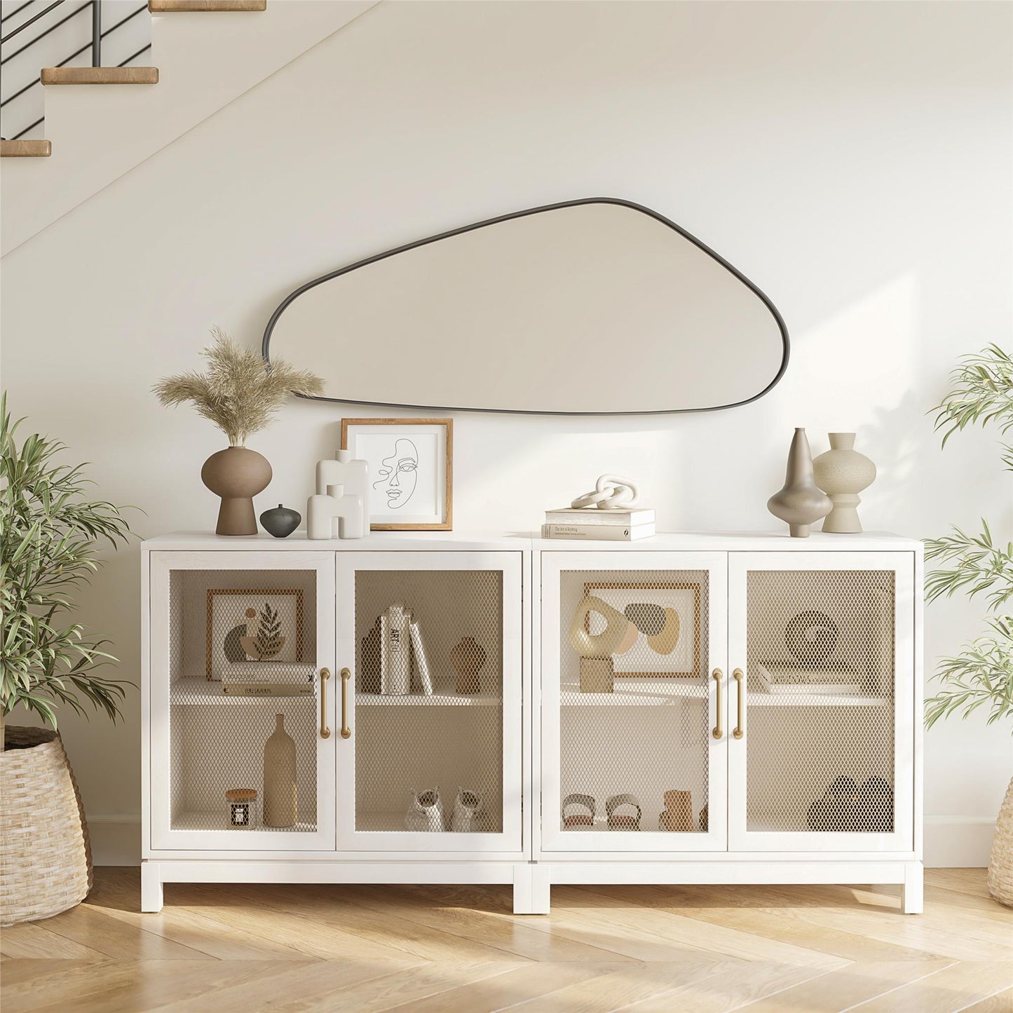 Tess Accent Cabinet - Ivory Oak