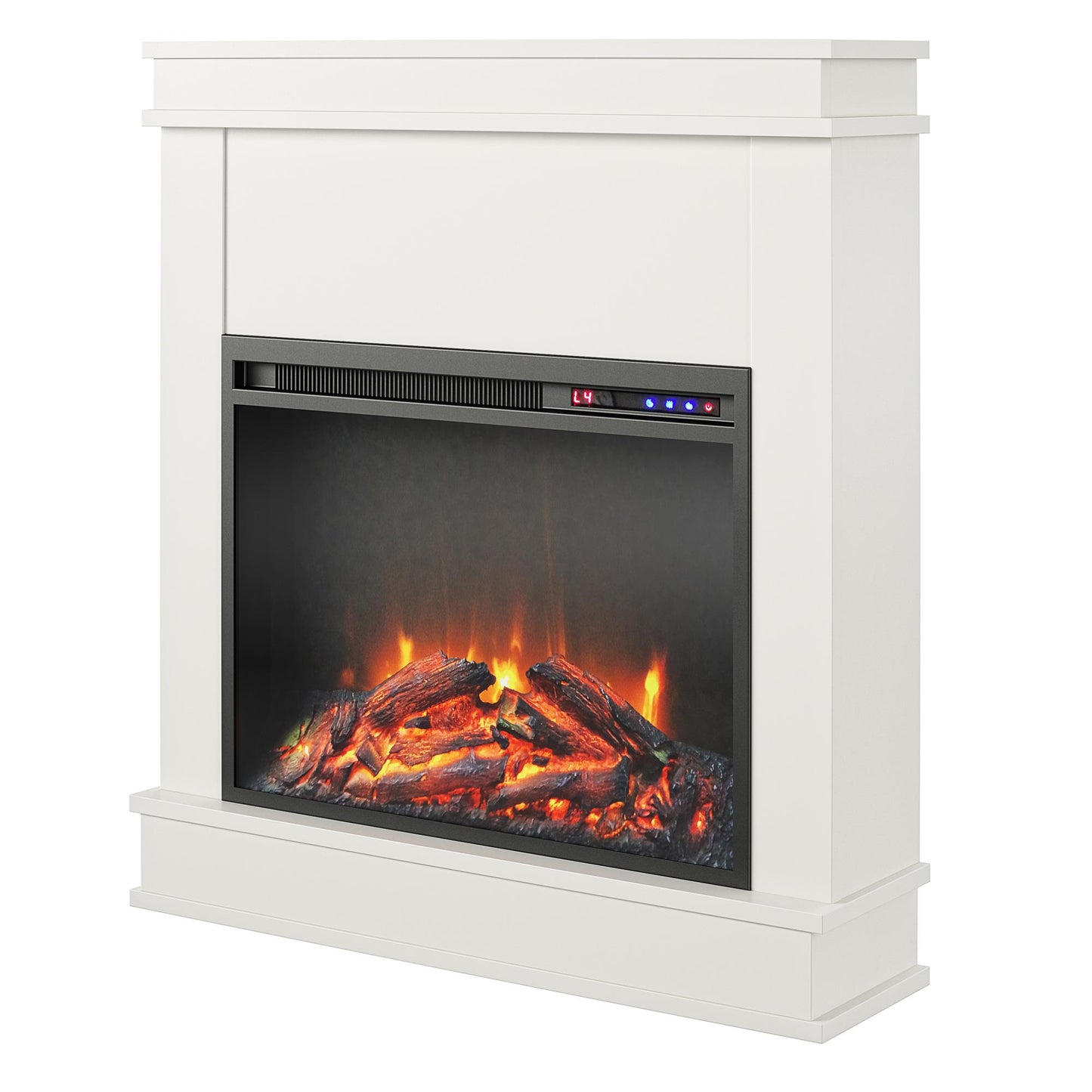 Mateo Fireplace Mantel - White