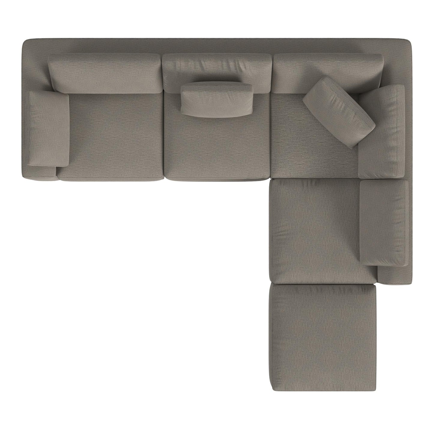 York Modular Ottoman - Taupe