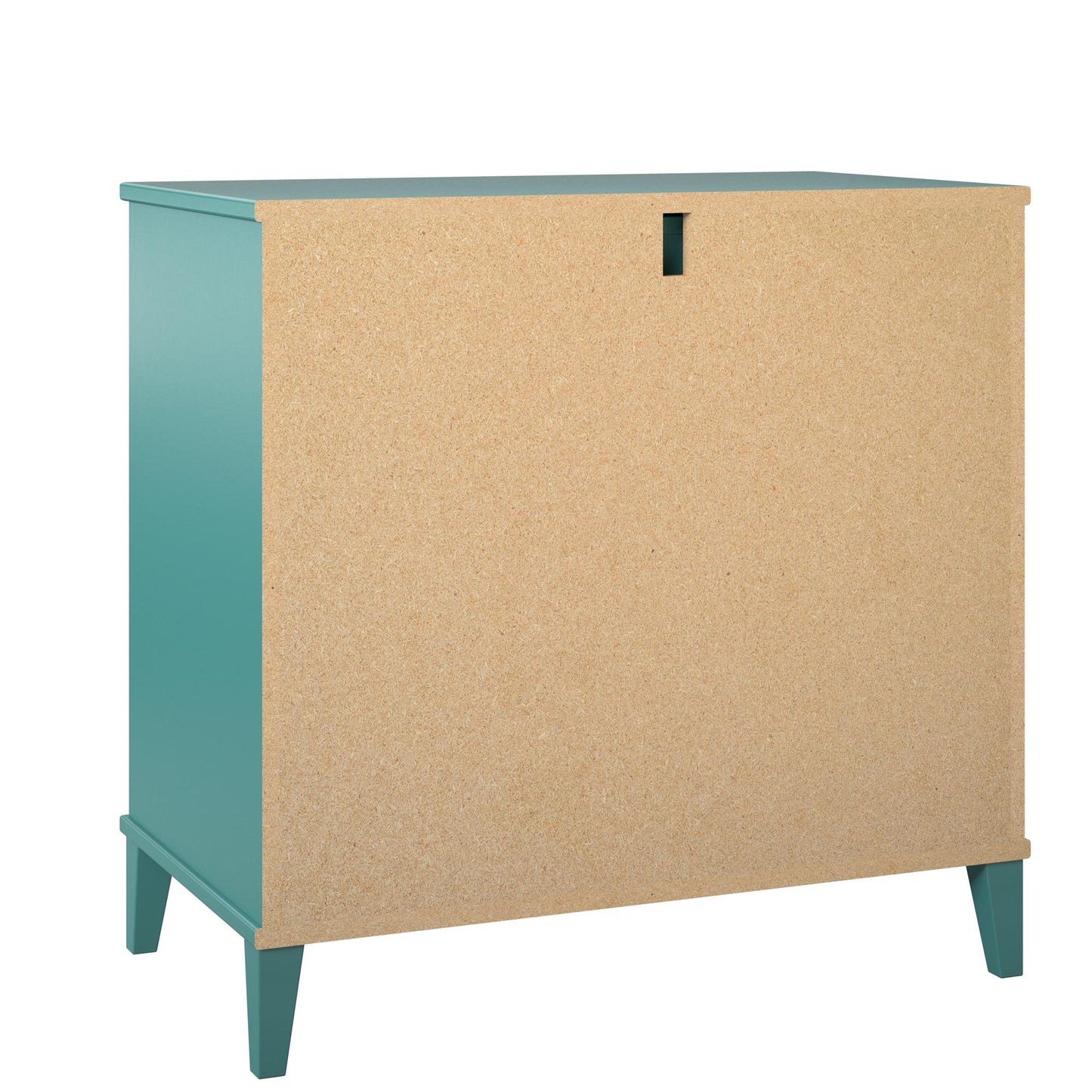 Monticello 2 Drawer Dresser w/ Pull-out Desk - Emerald Green