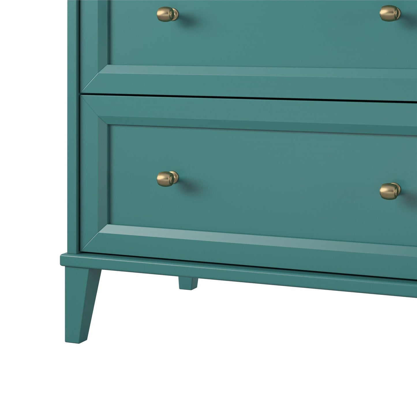 Monticello 6 Drawer Dresser - Emerald Green
