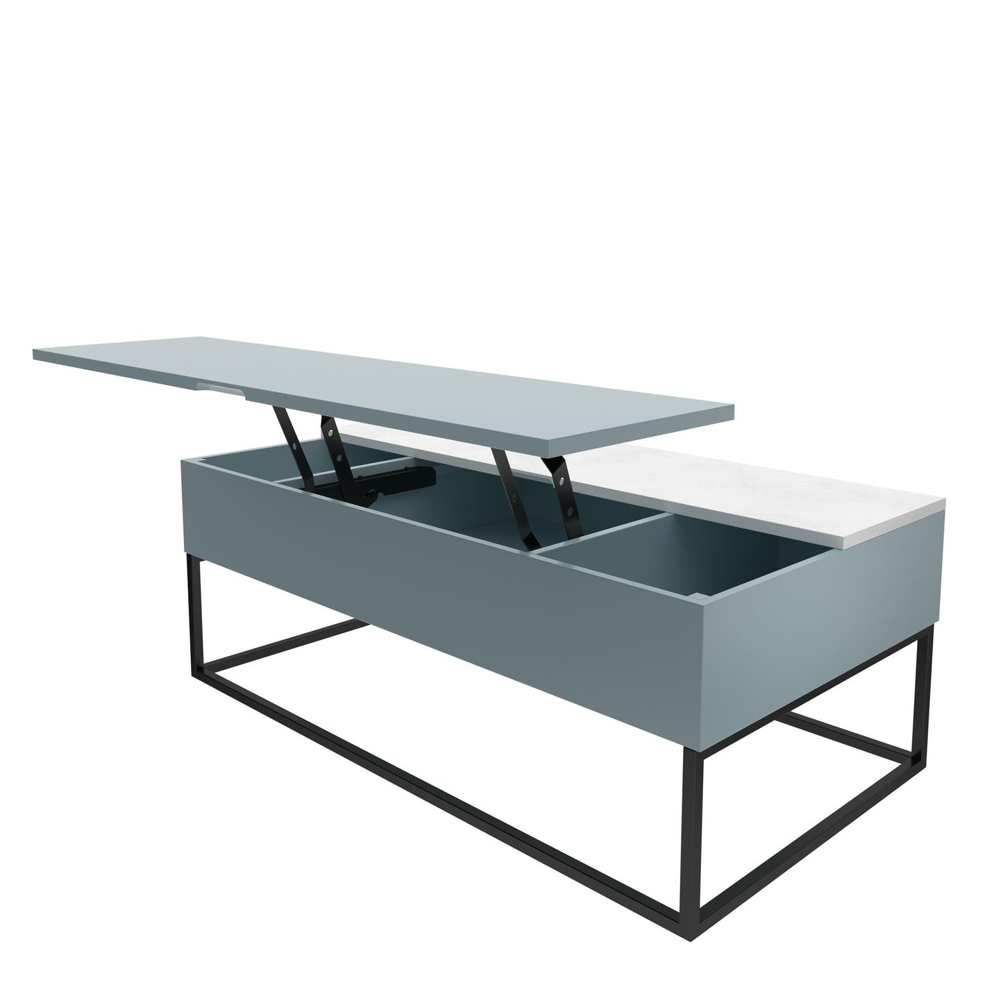 Perry Lift-Top Coffee Table - Powder Blue